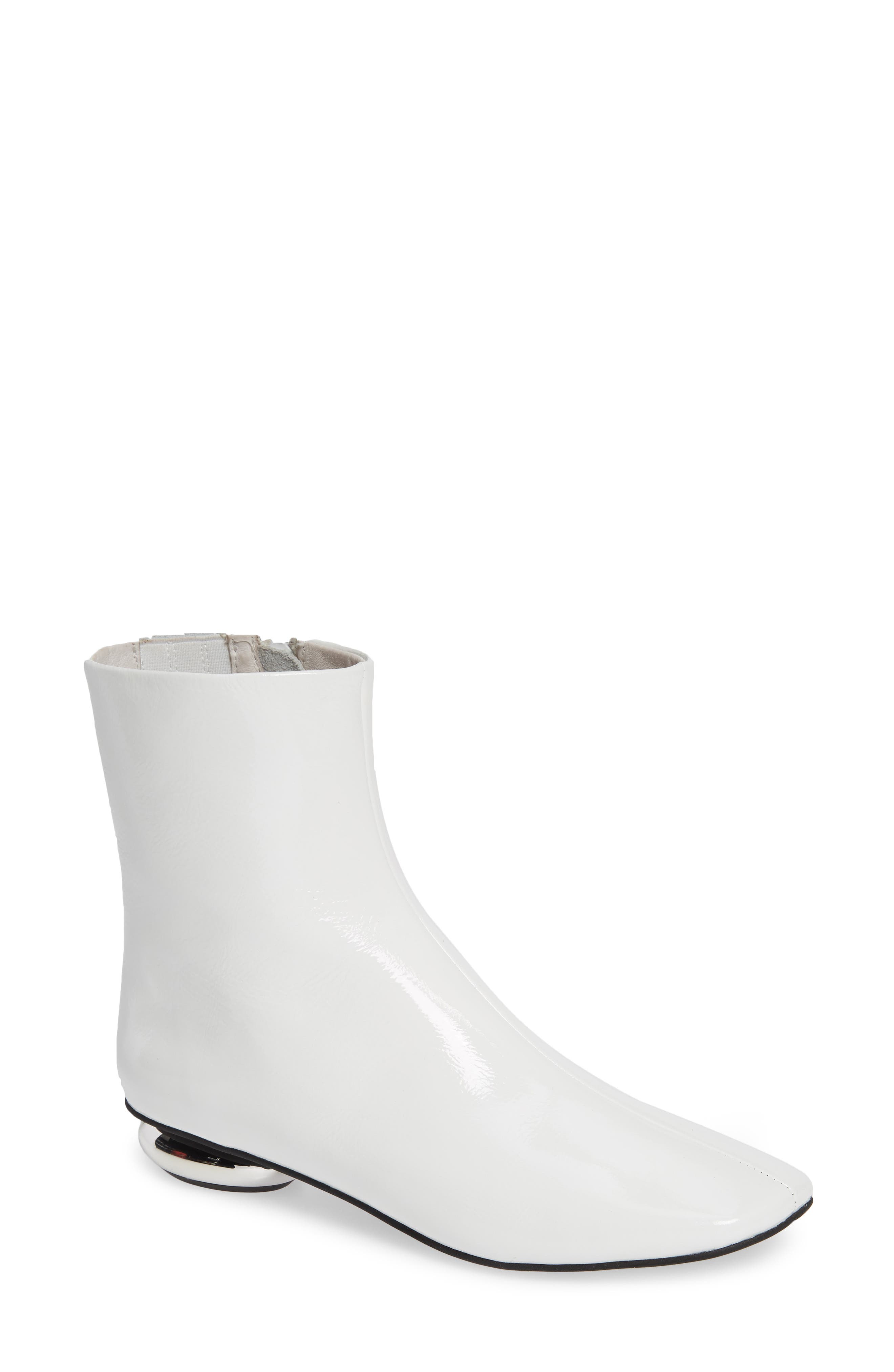 Jeffrey Campbell Moon Grl Bootie, White
