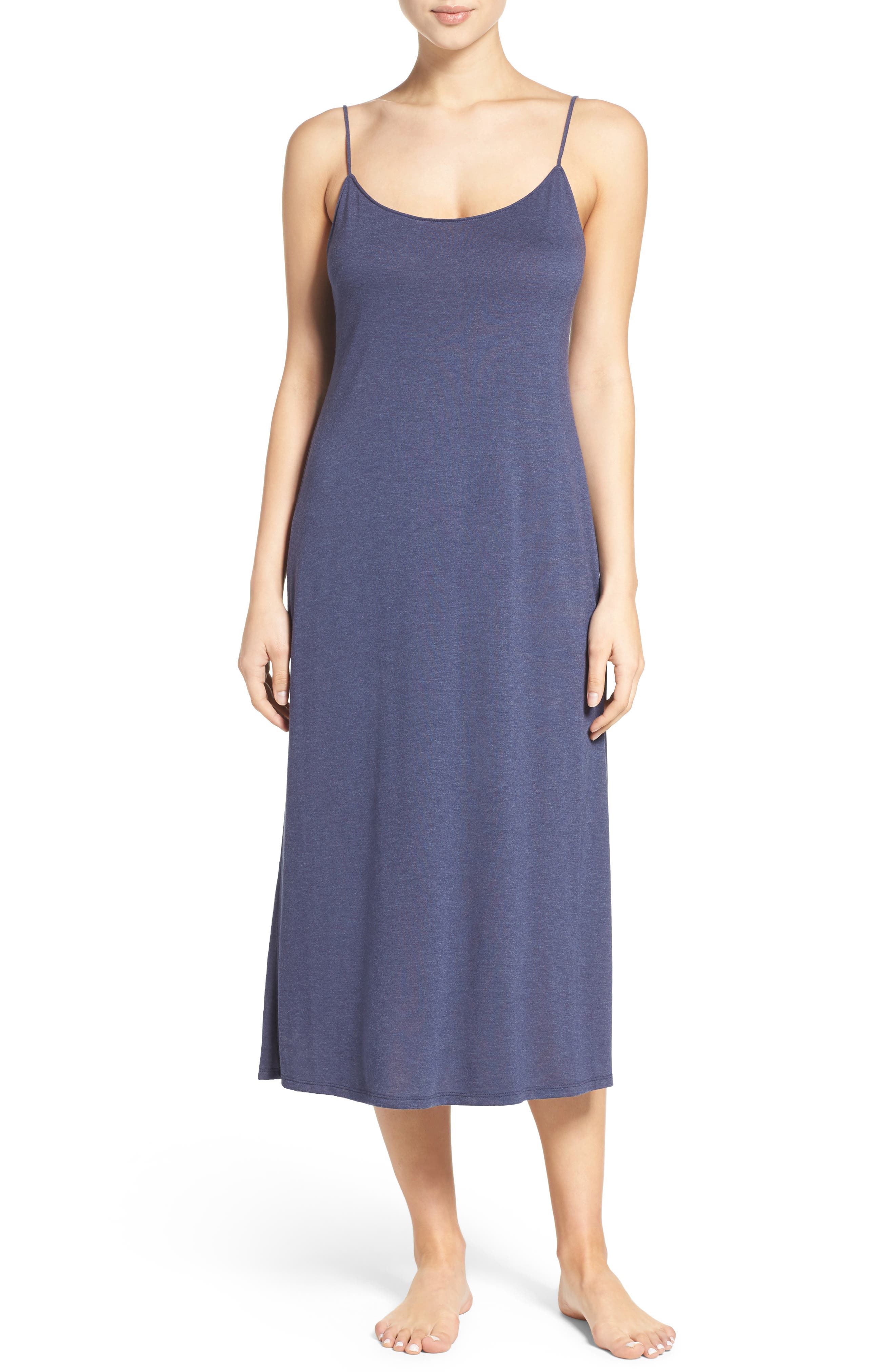 Natori Shangri La Nightgown, Blue