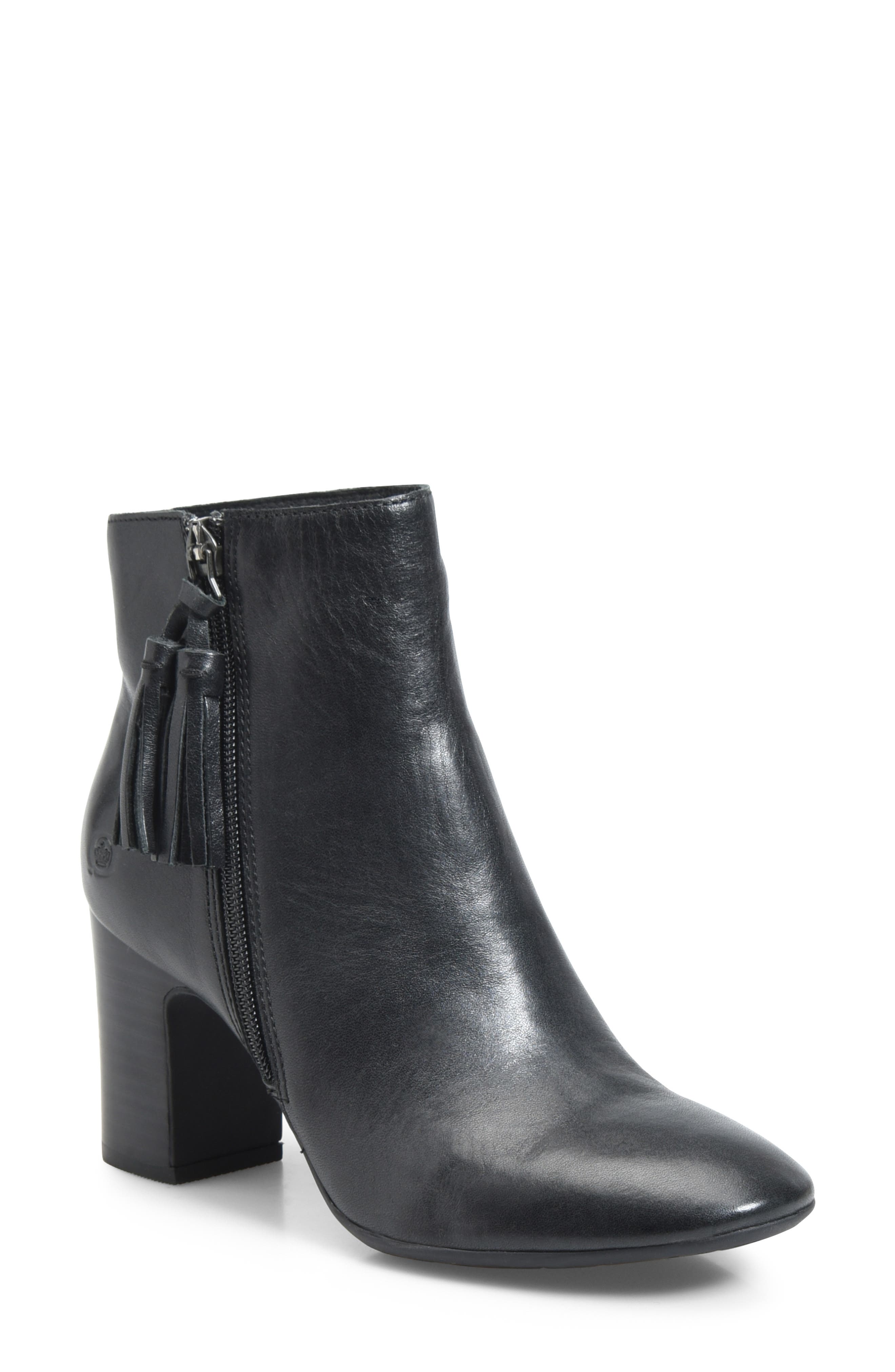 B?rn Michie Block Heel Bootie- Black