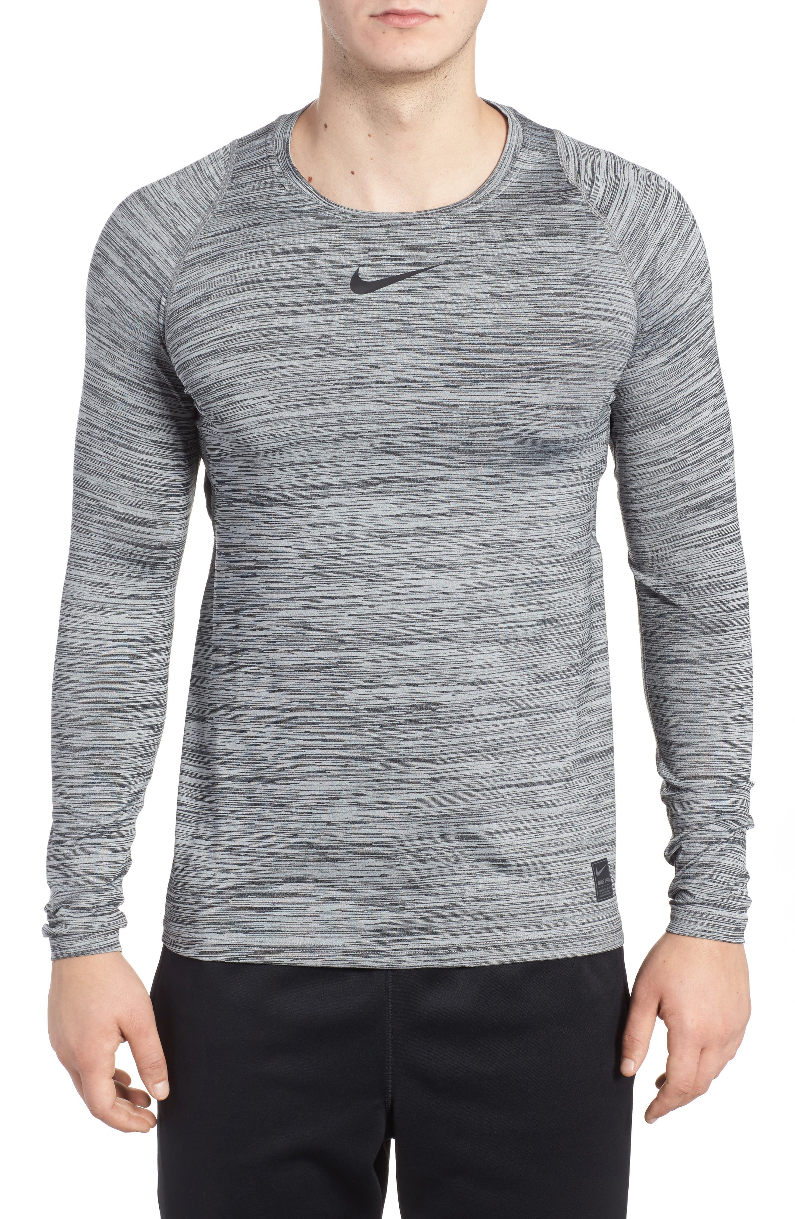 Nike Pro Long Sleeve T-Shirt, Black