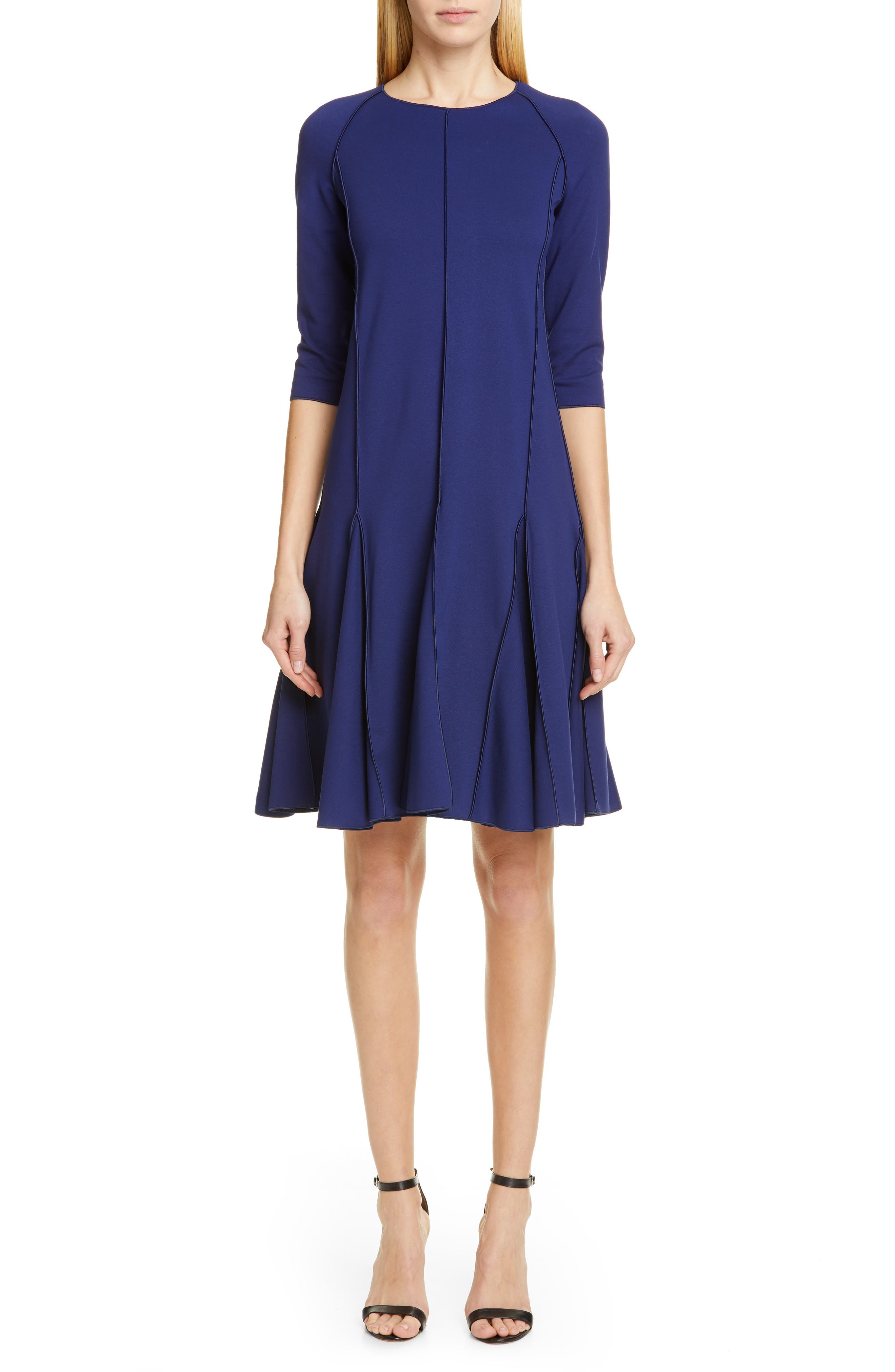 Emporio Armani A-Line Dress, US / 46 IT - Blue