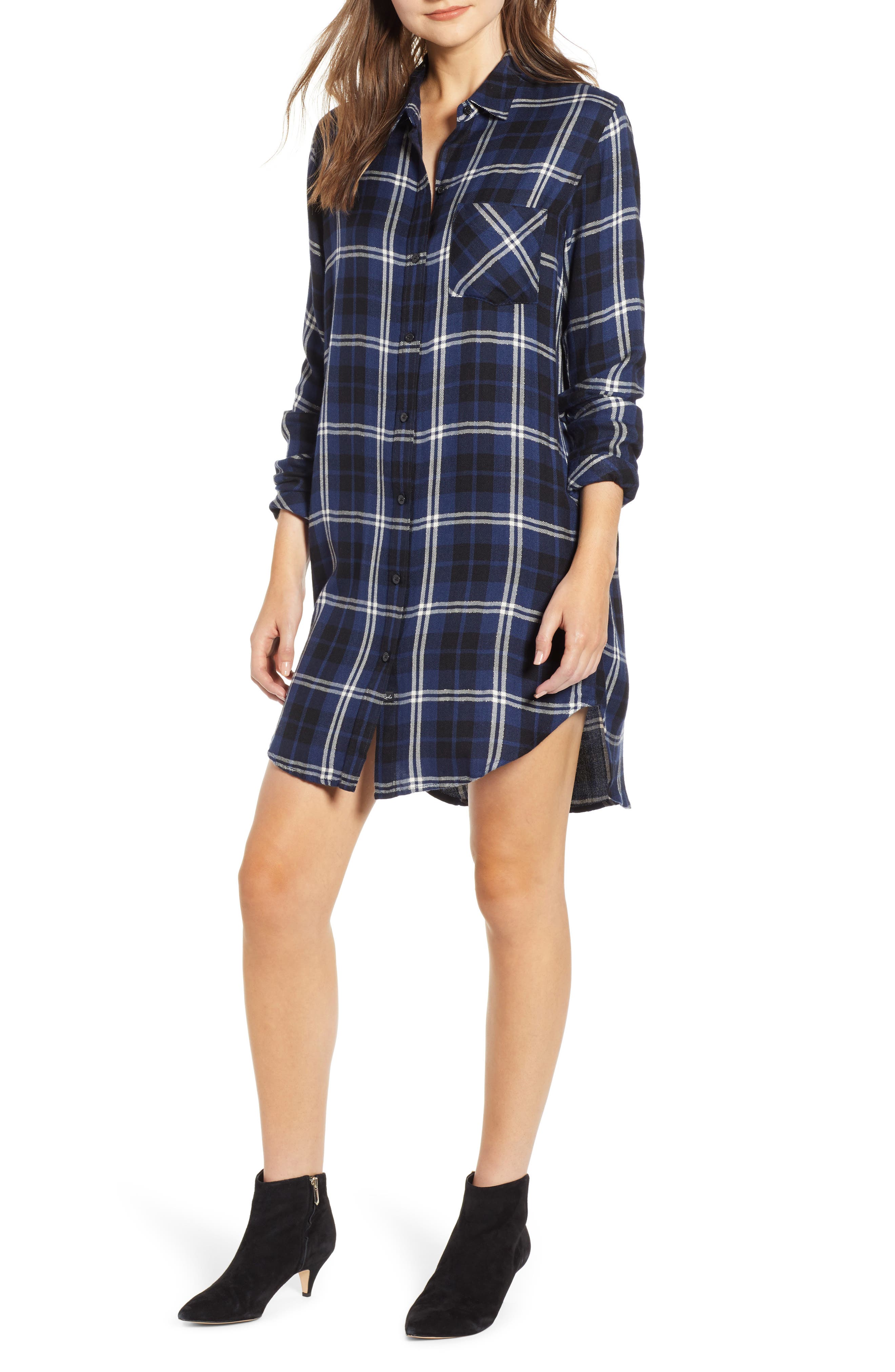 Rails Bianca Flannel Shirtdress
