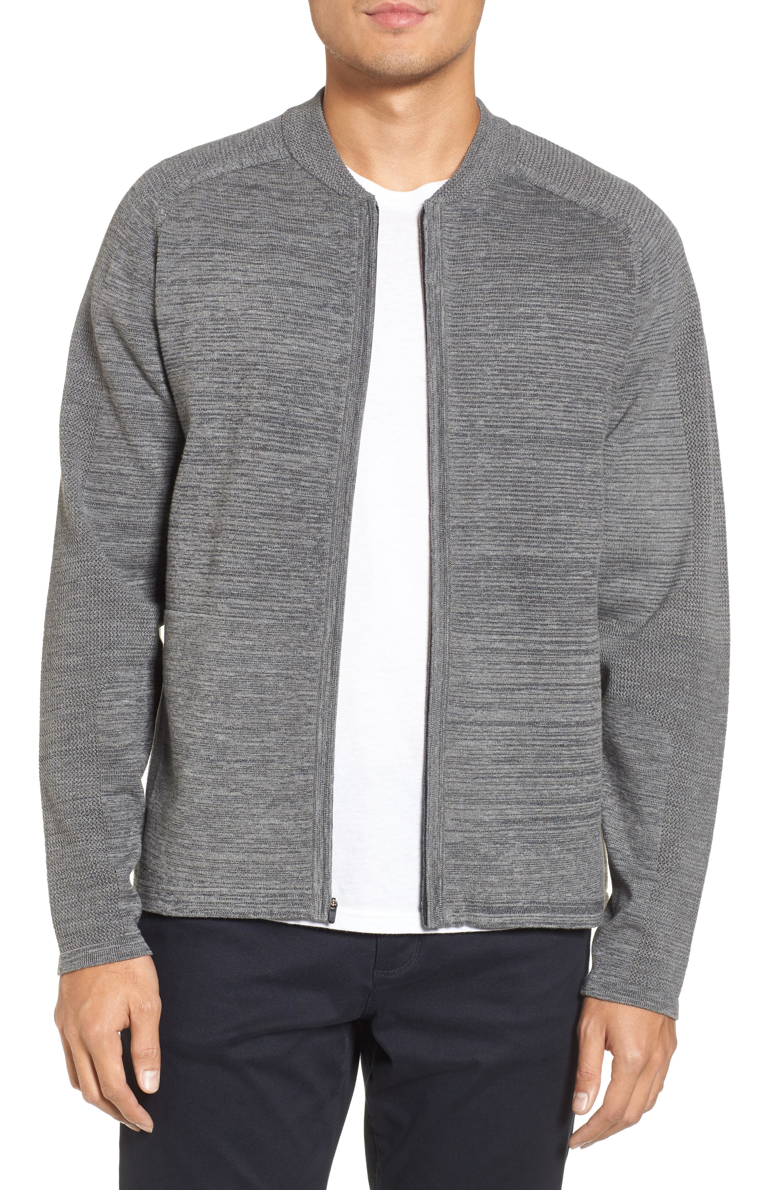 Zella Tech Sweater Baseball Jacket