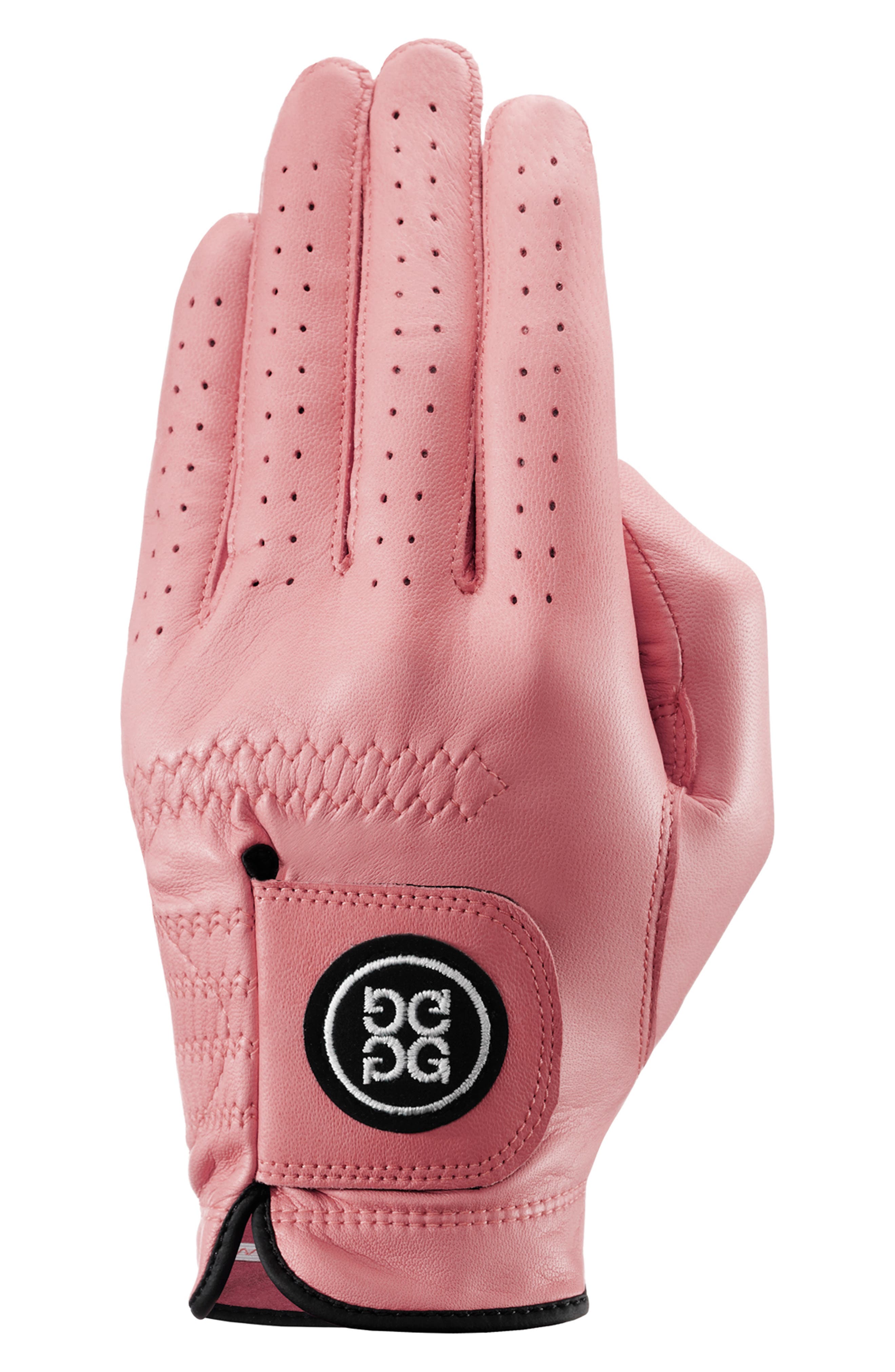 G/fore The Collection Leather Golf Glove, Pink