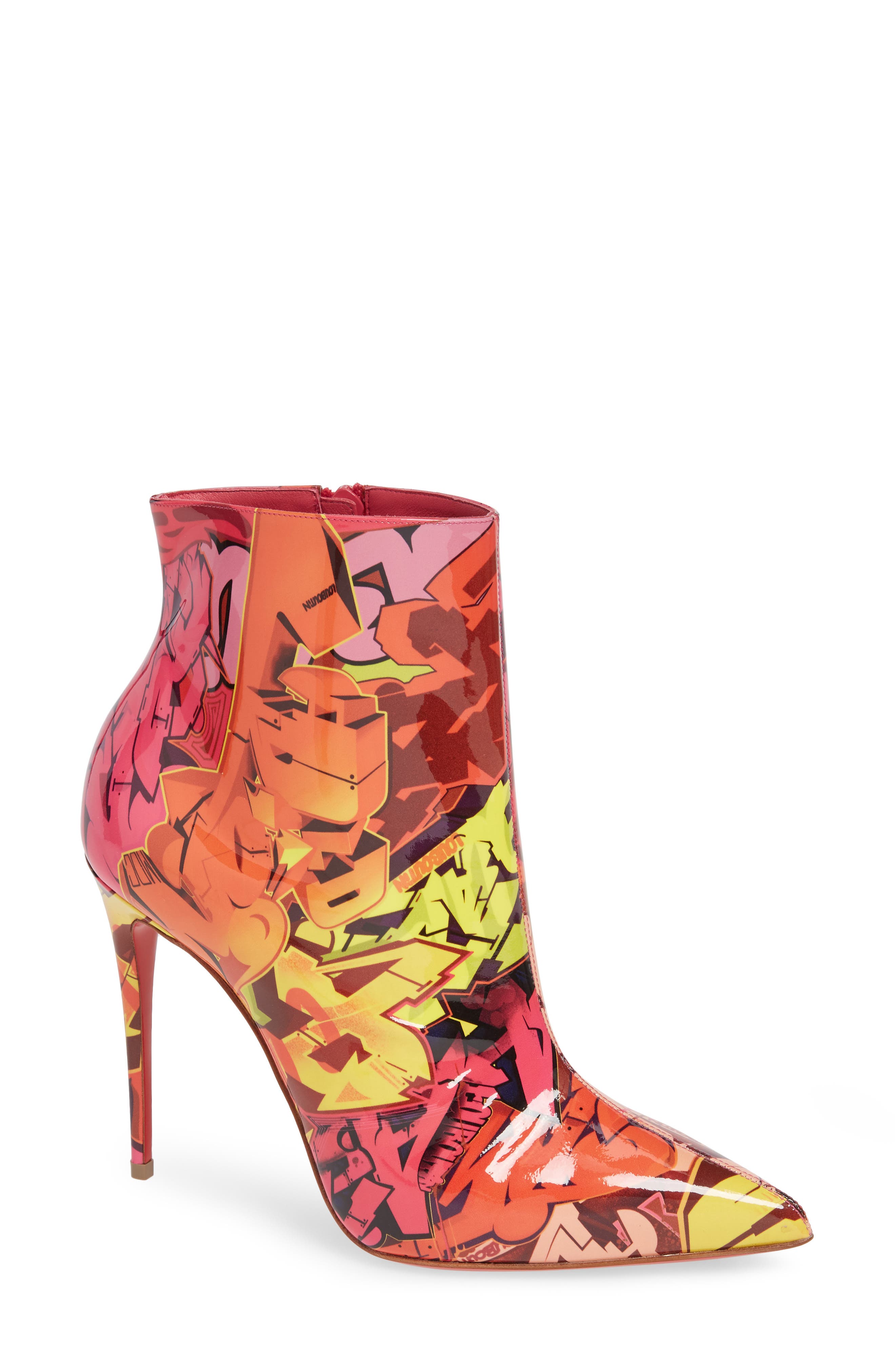 Christian Louboutin So Kate Graffiti Bootie, Red