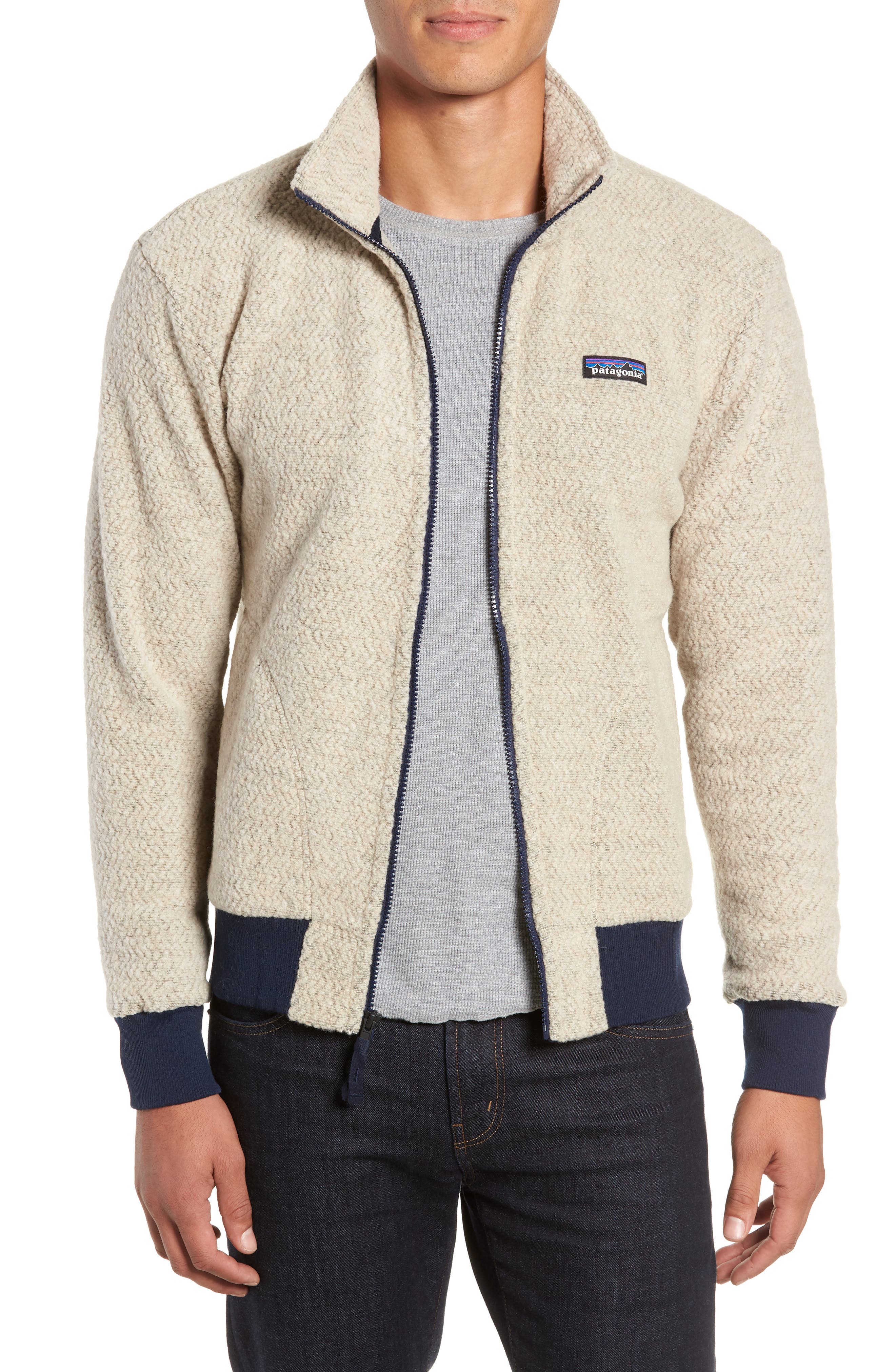 Patagonia Woolyester Fleece Jacket, Beige