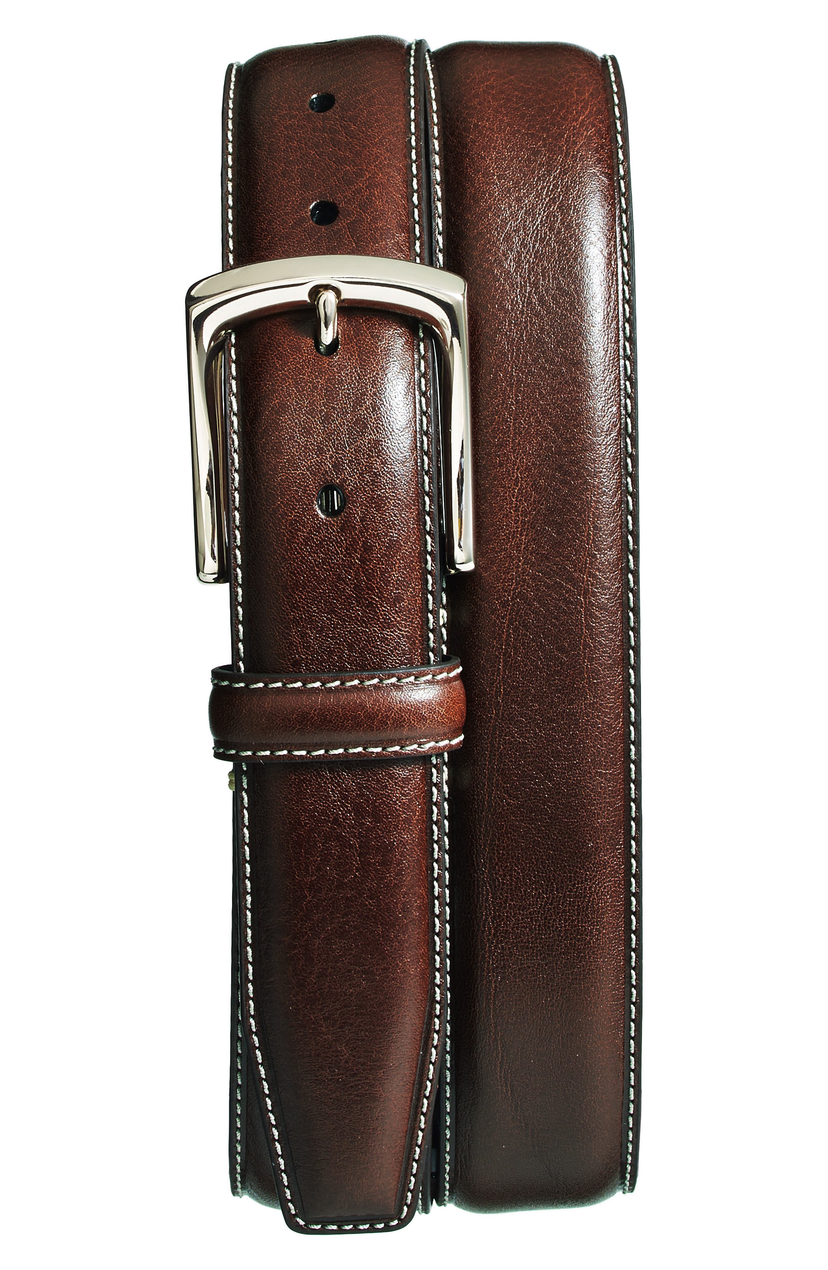 Torino Belts Burnished Leather Belt
