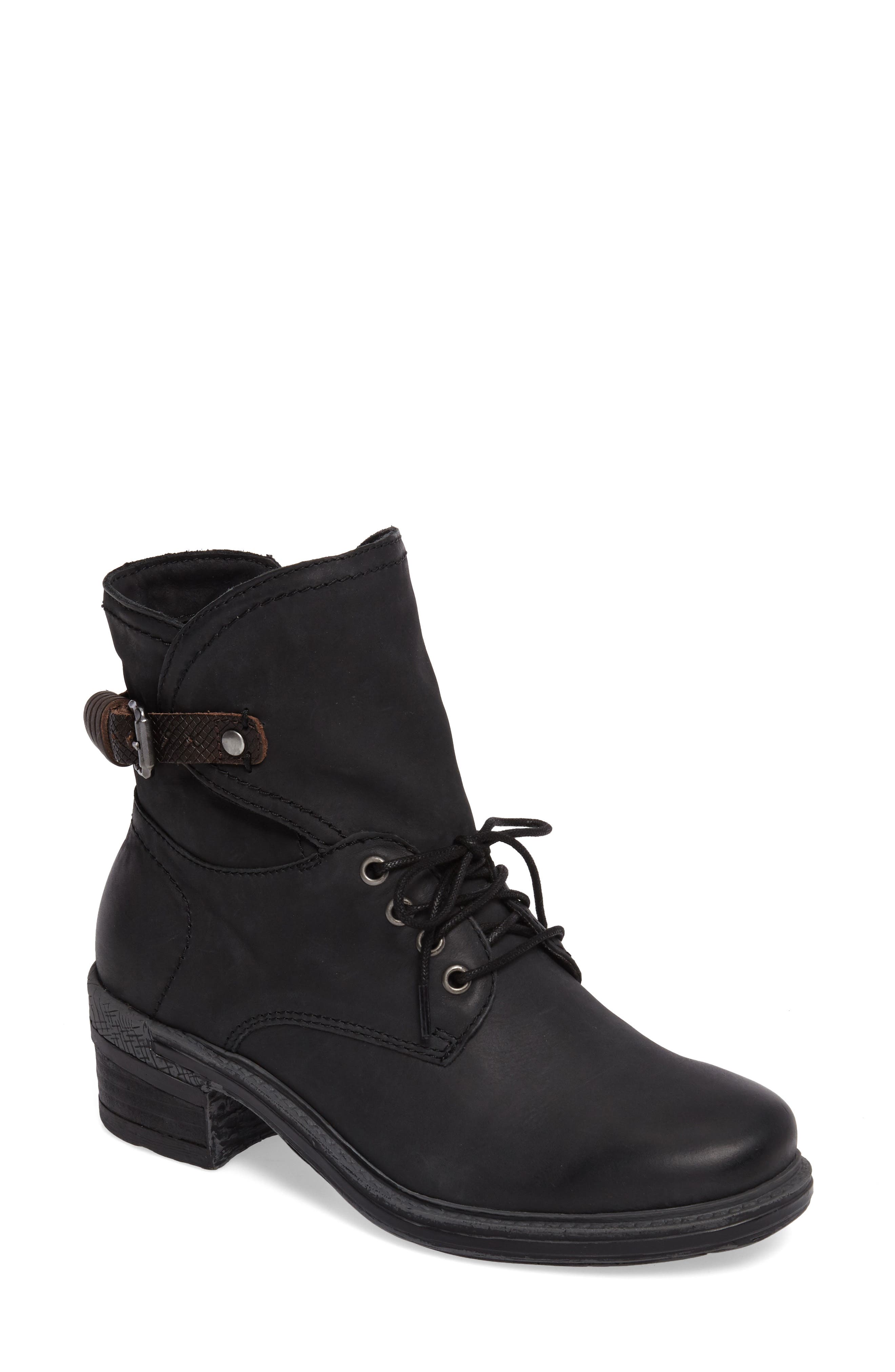 Otbt Gallivant Combat Bootie- Black