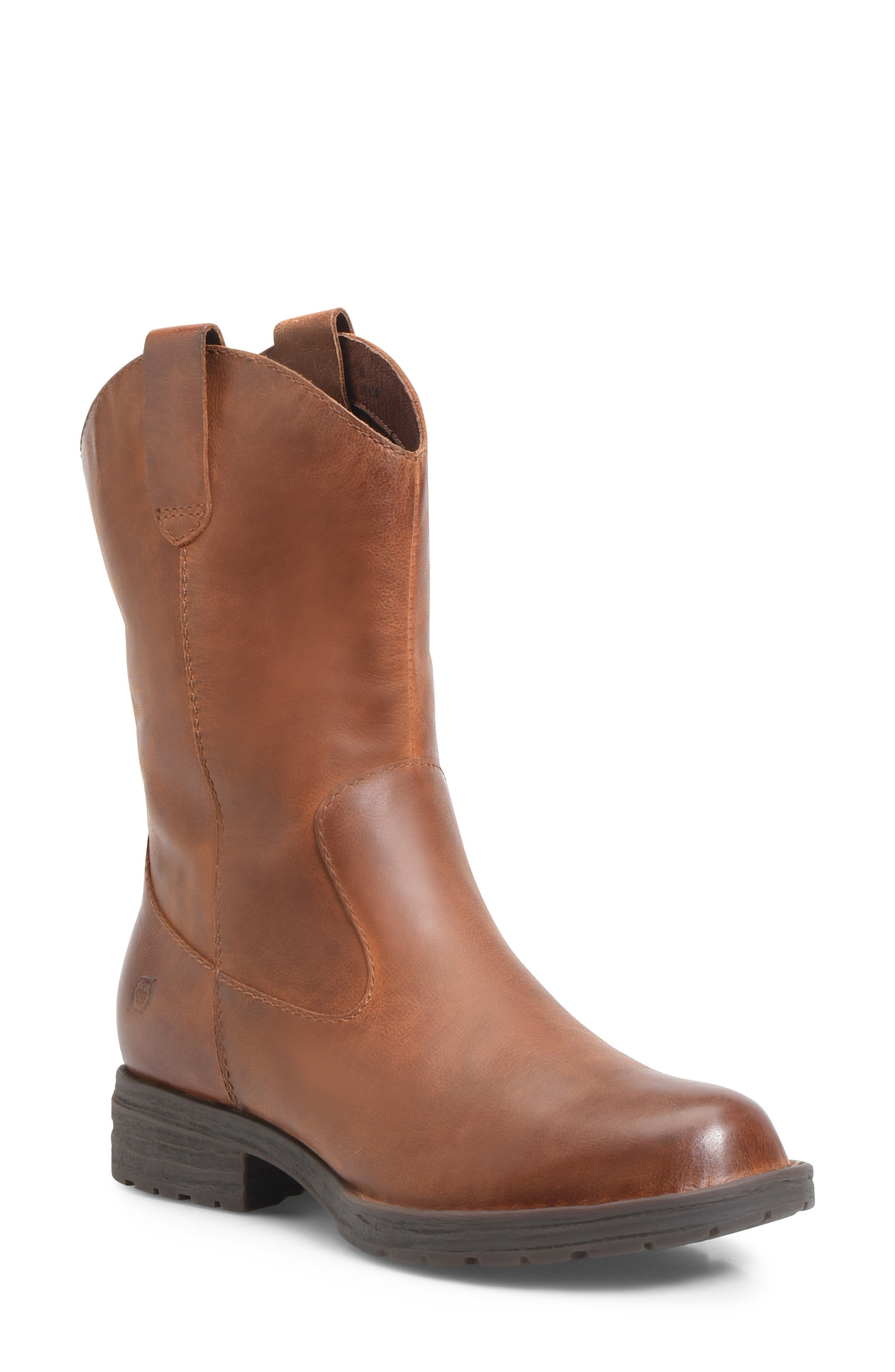 B?rn Basin Waterproof Western Boot- Brown