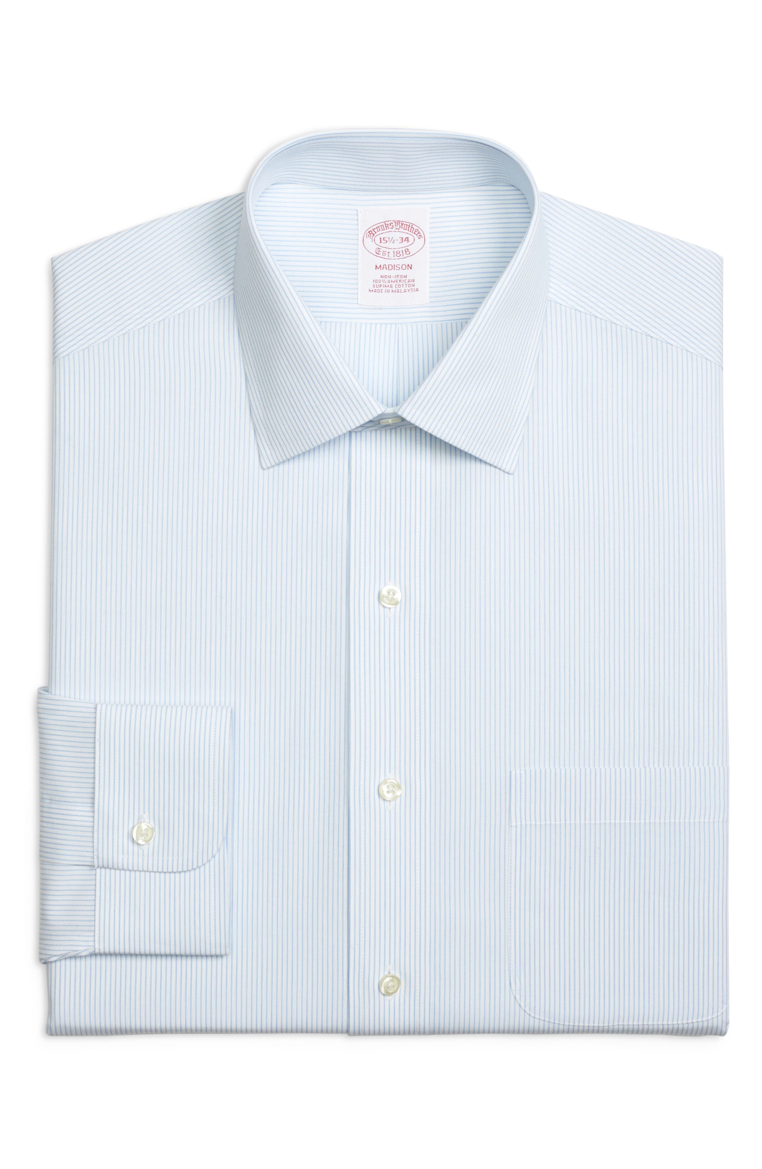 Brooks Brothers Classic Fit Stripe Dress Shirt (3 For $207)