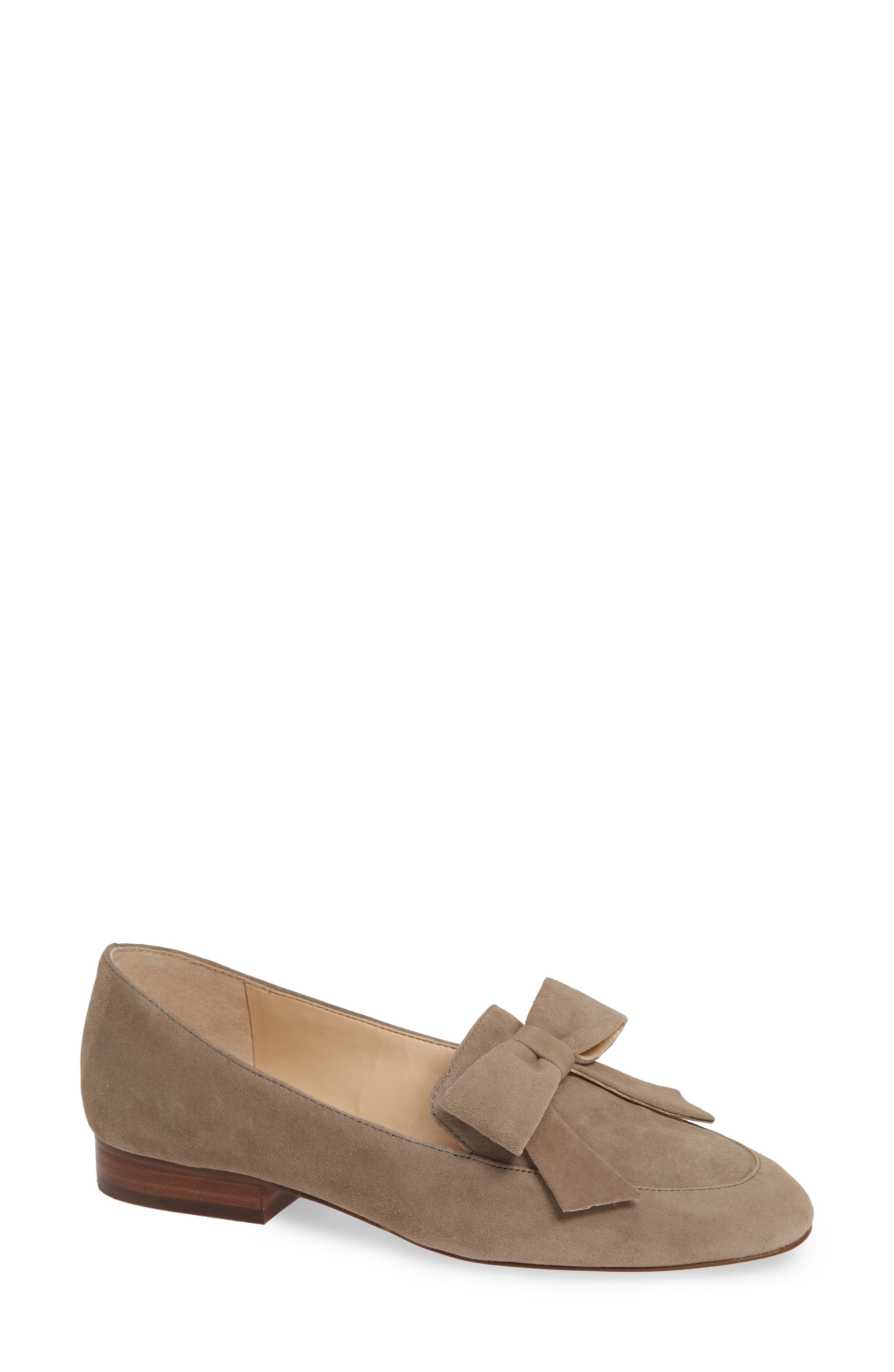 Sole Society Tannse Bow Loafer, Grey