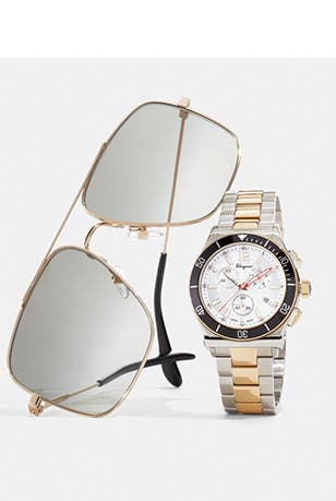 Watches, sunglasses and more Father's Day gifts.