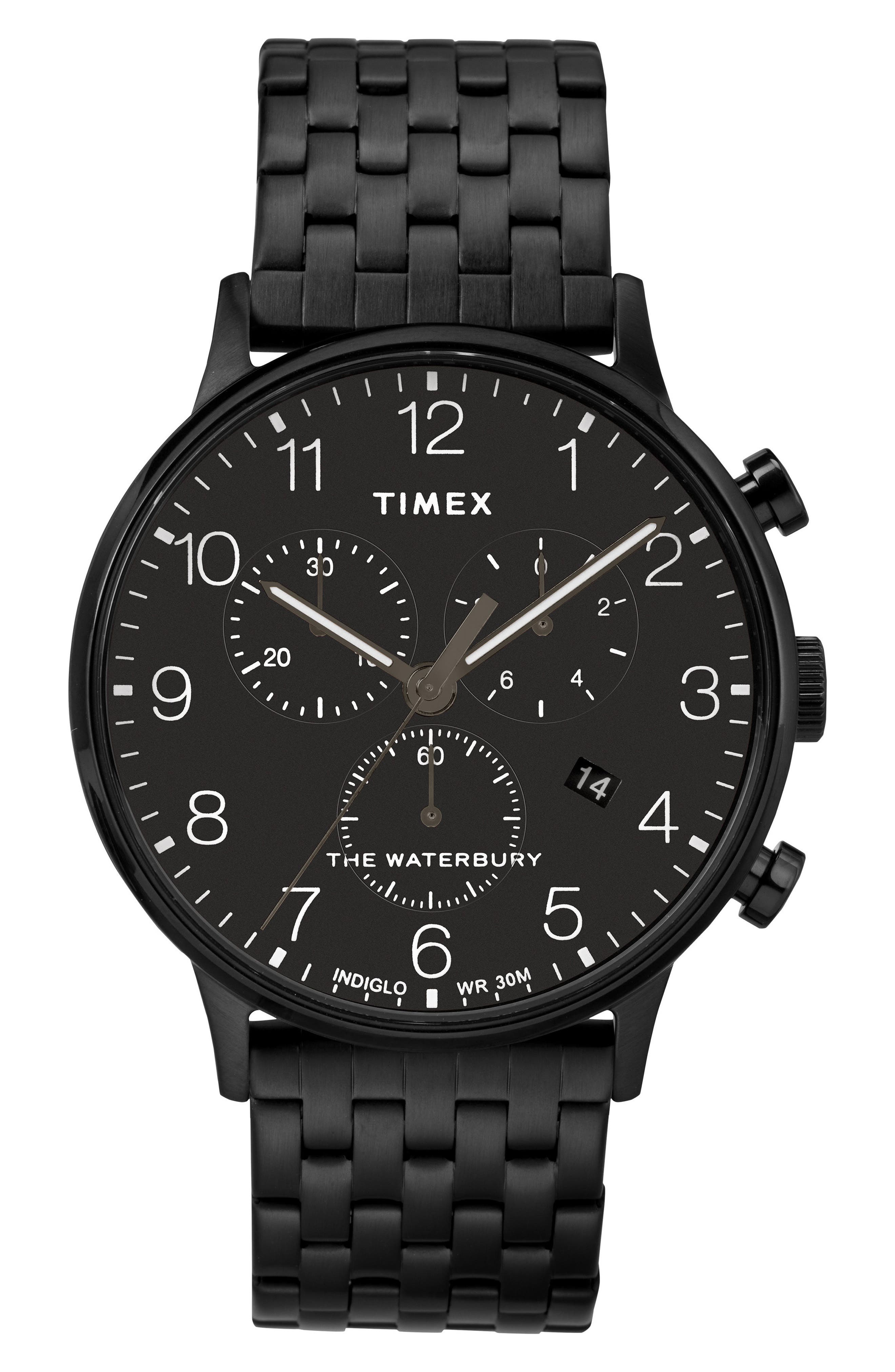 Timex Waterbury Chronograph Bracelet Watch, 40Mm