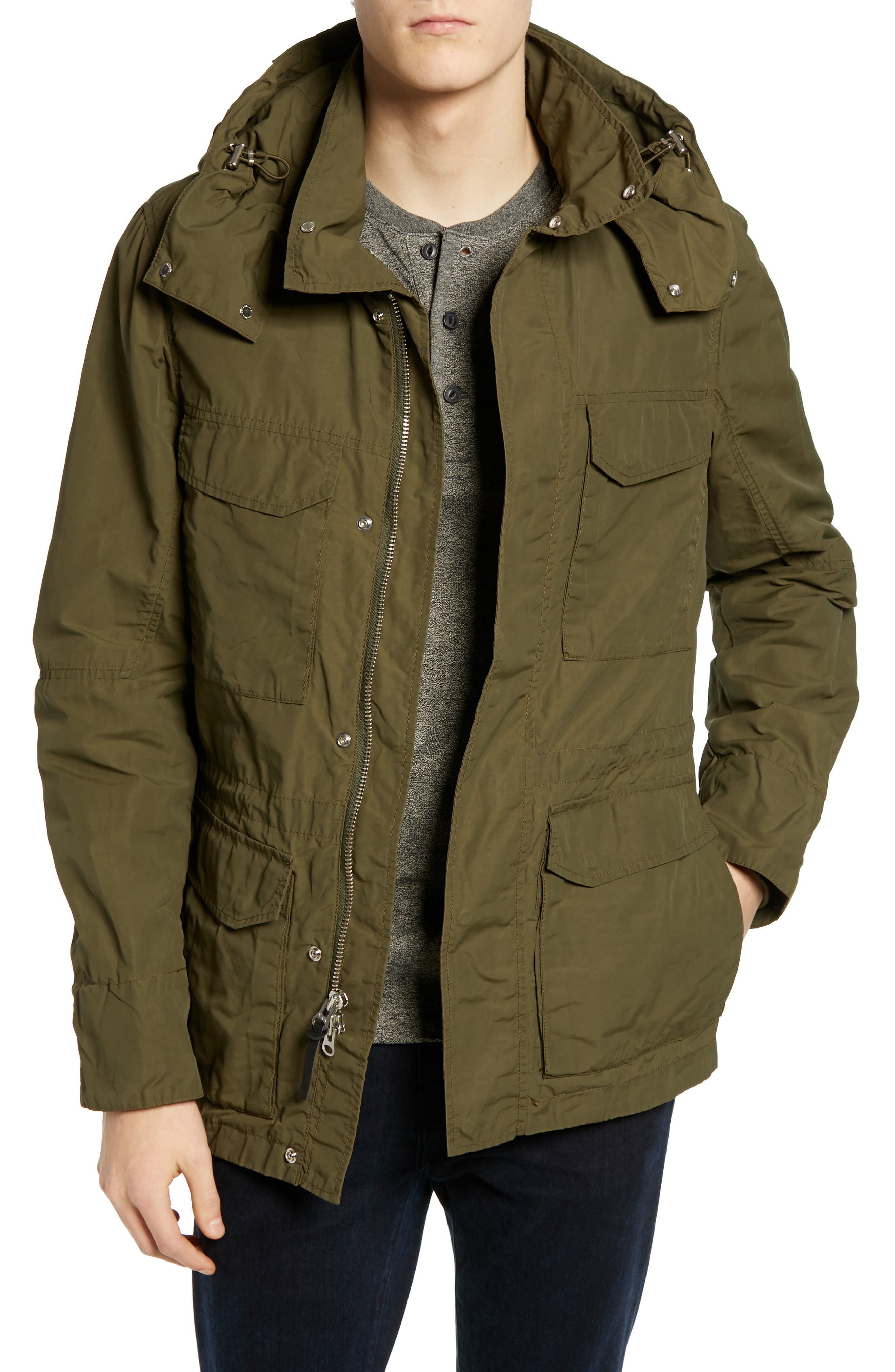 Woolrich Waterproof Gore-Tex Field Jacket With Down Liner
