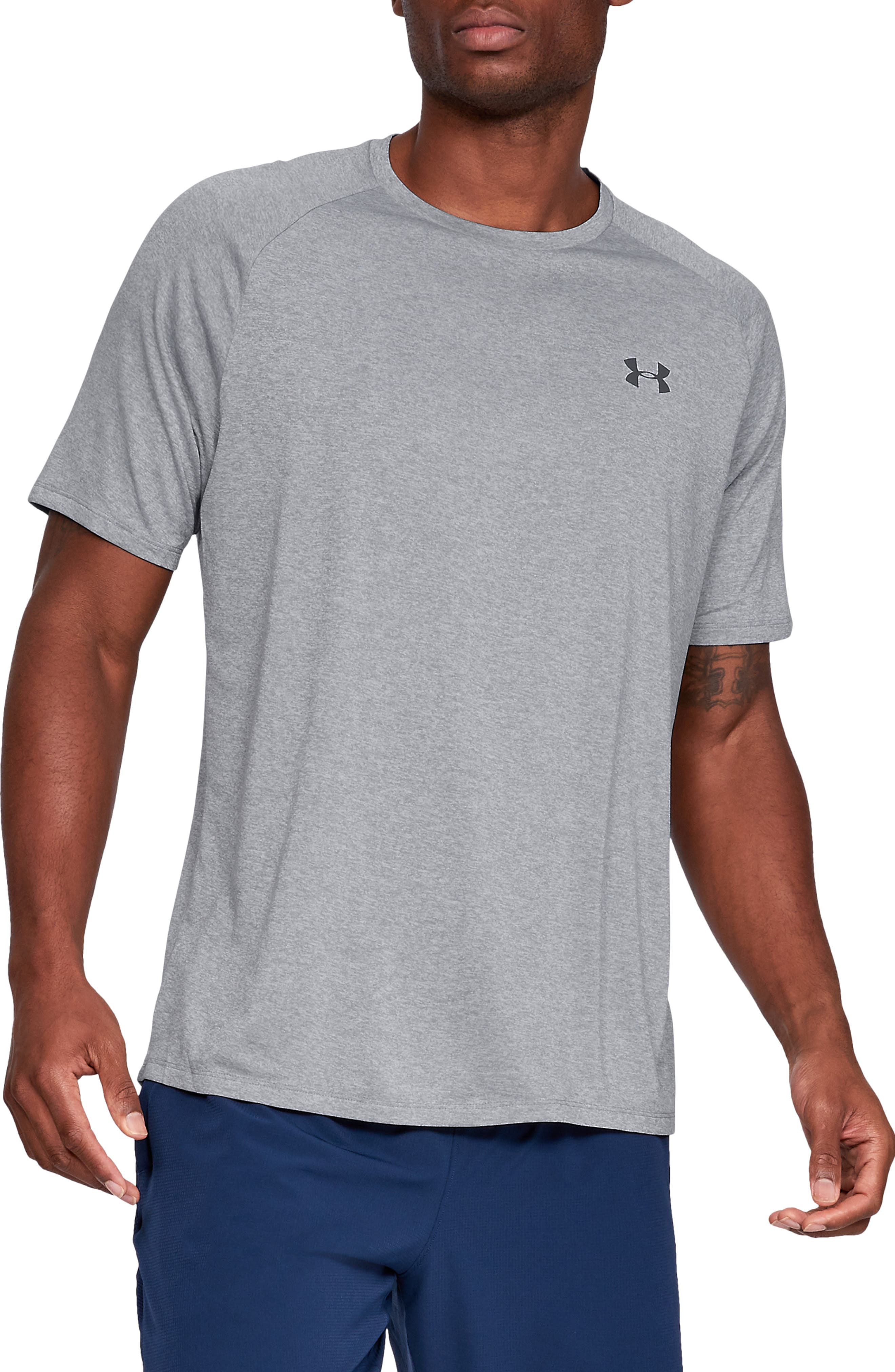 UPC 192006306511 product image for Men's Under Armour Ua Tech(TM) T-Shirt, Size X-Large - Grey | upcitemdb.com