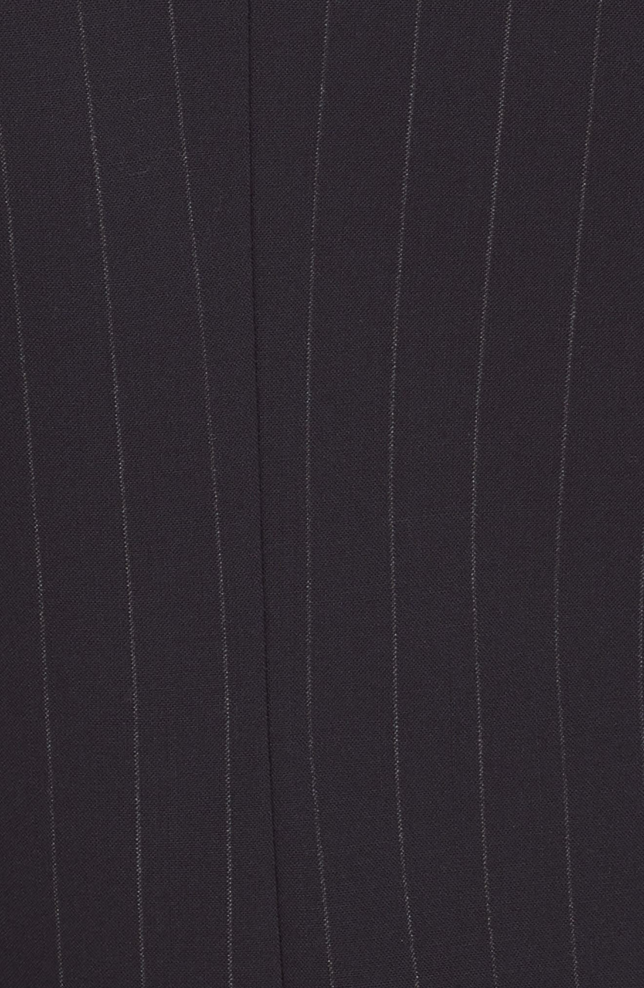 theory pinstripe blazer dress