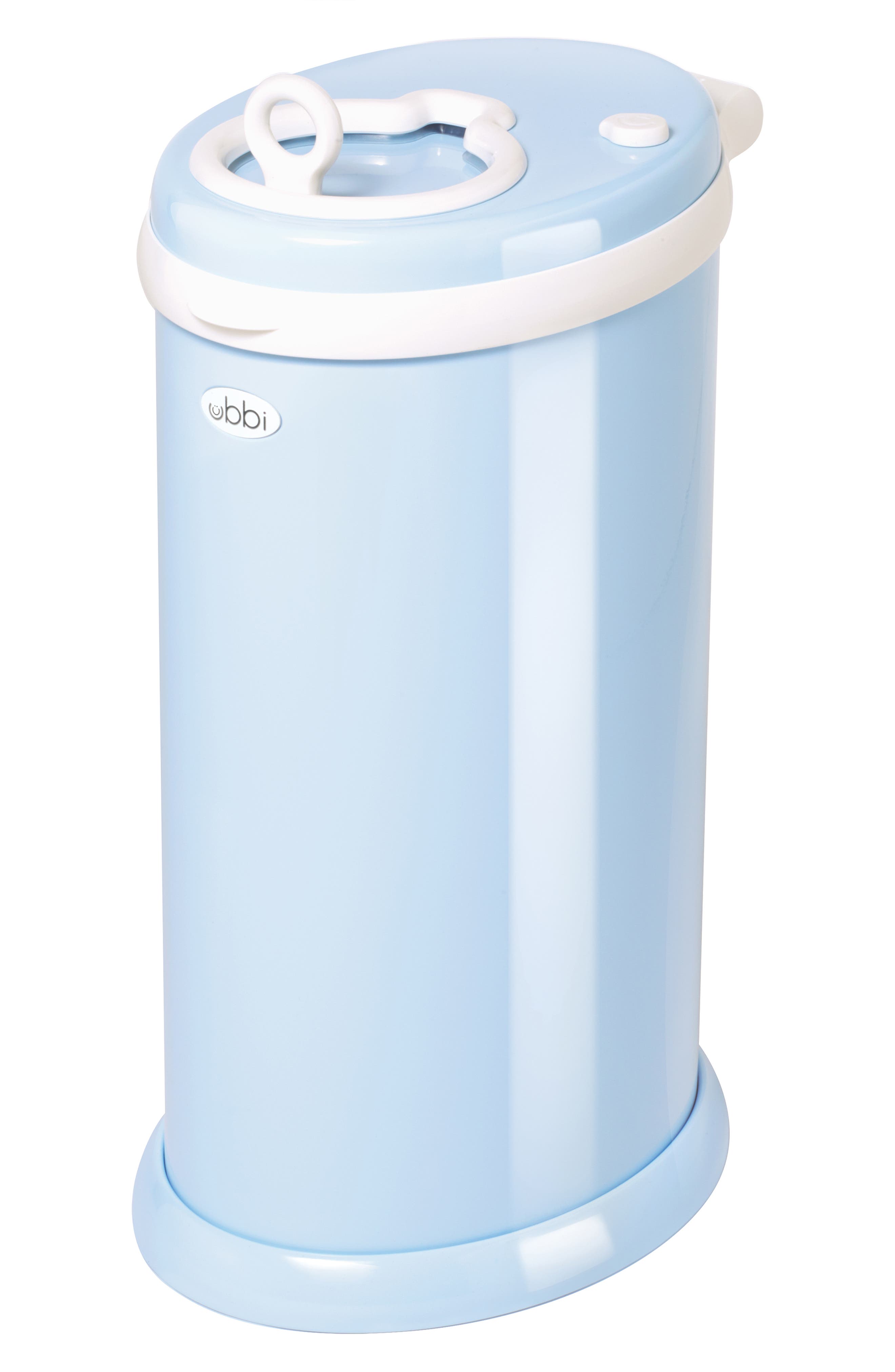 Ubbi Steel Diaper Pail, Light Blue