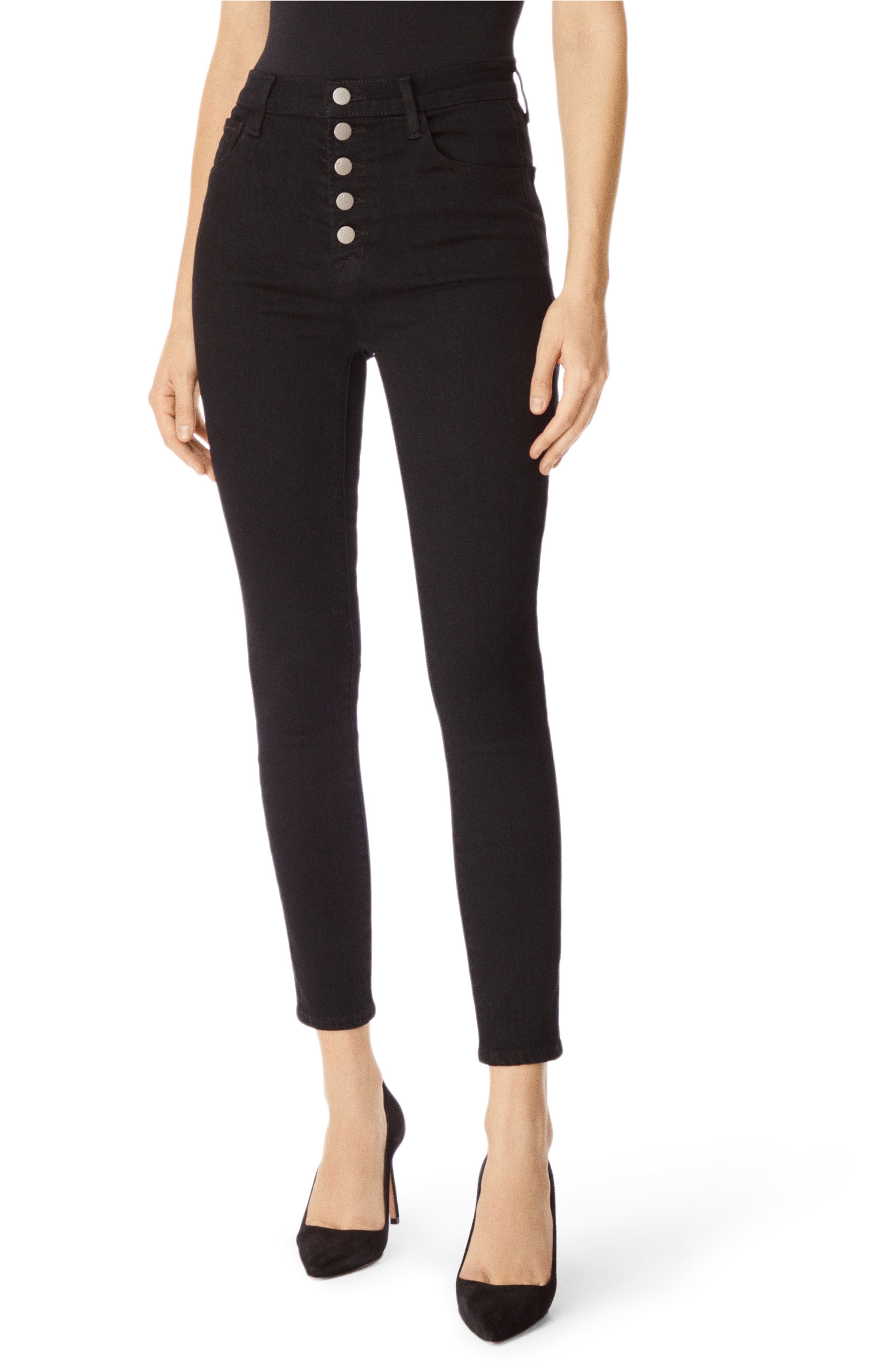 J Brand Jeans LILLIE HIGH WAIST CROP SKINNY JEANS