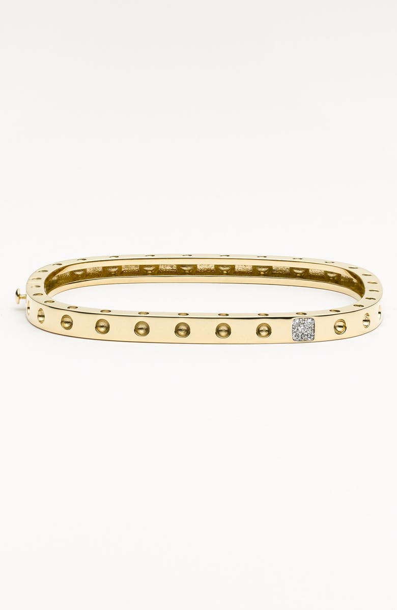 Roberto Coin 'Pois Mois' Hinged Bangle with Diamonds | Nordstrom