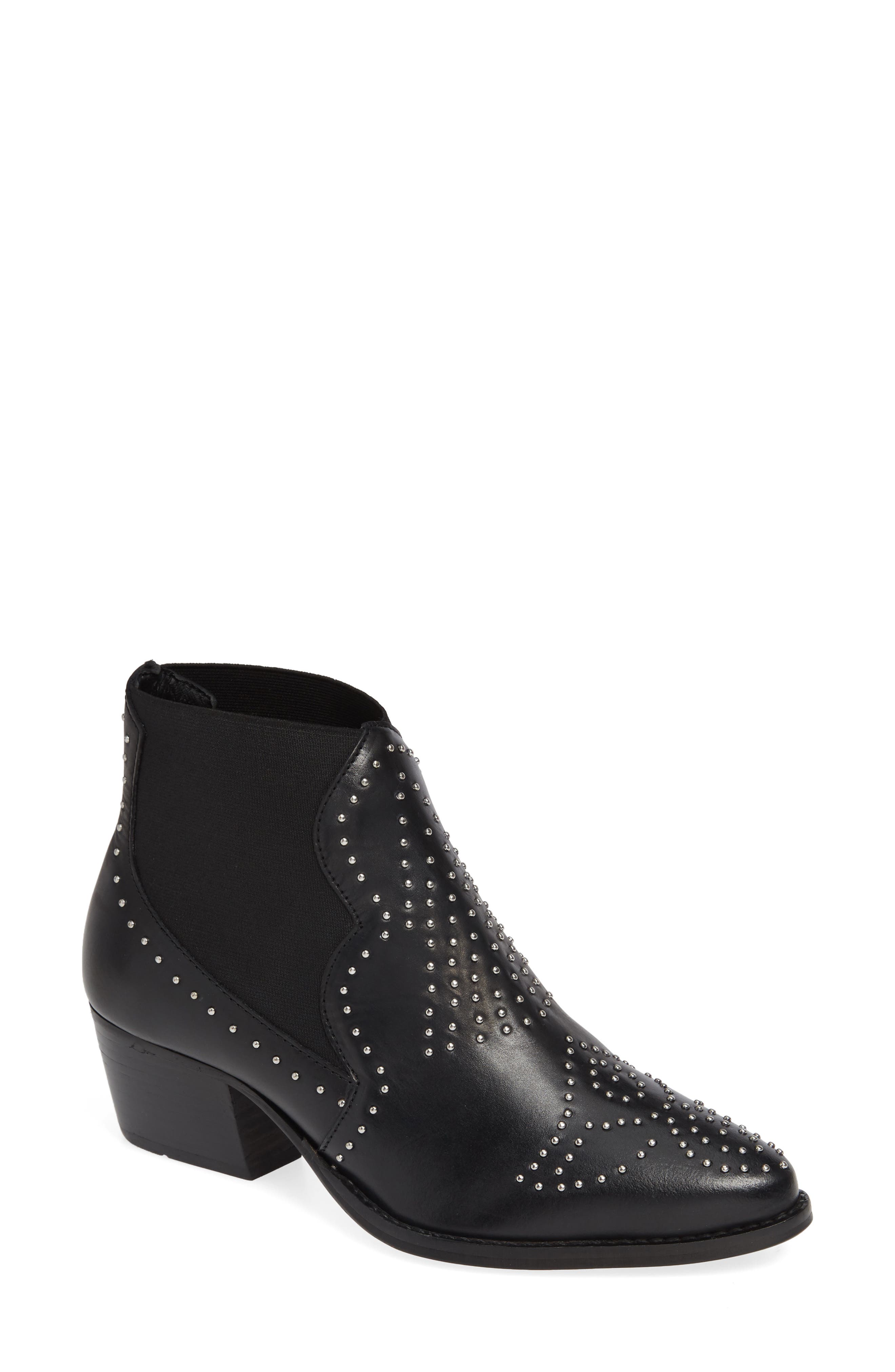 Charles By Charles David Zach Studded Bootie- Black