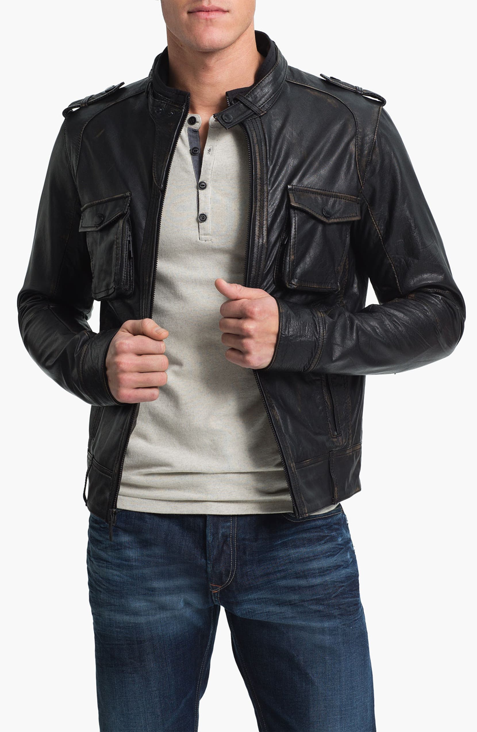 Rogue Leather Moto Jacket Nordstrom