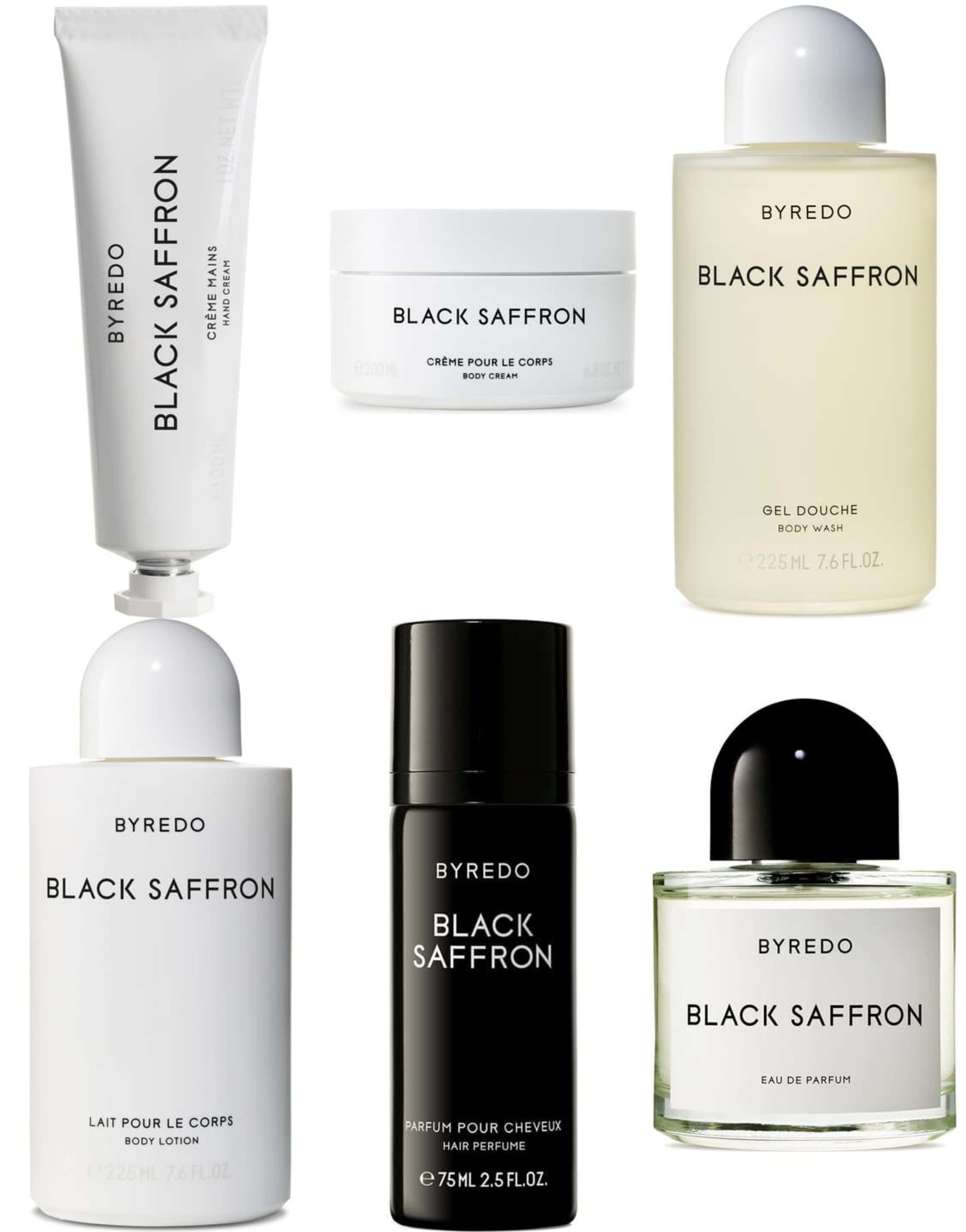 byredo black saffron body wash