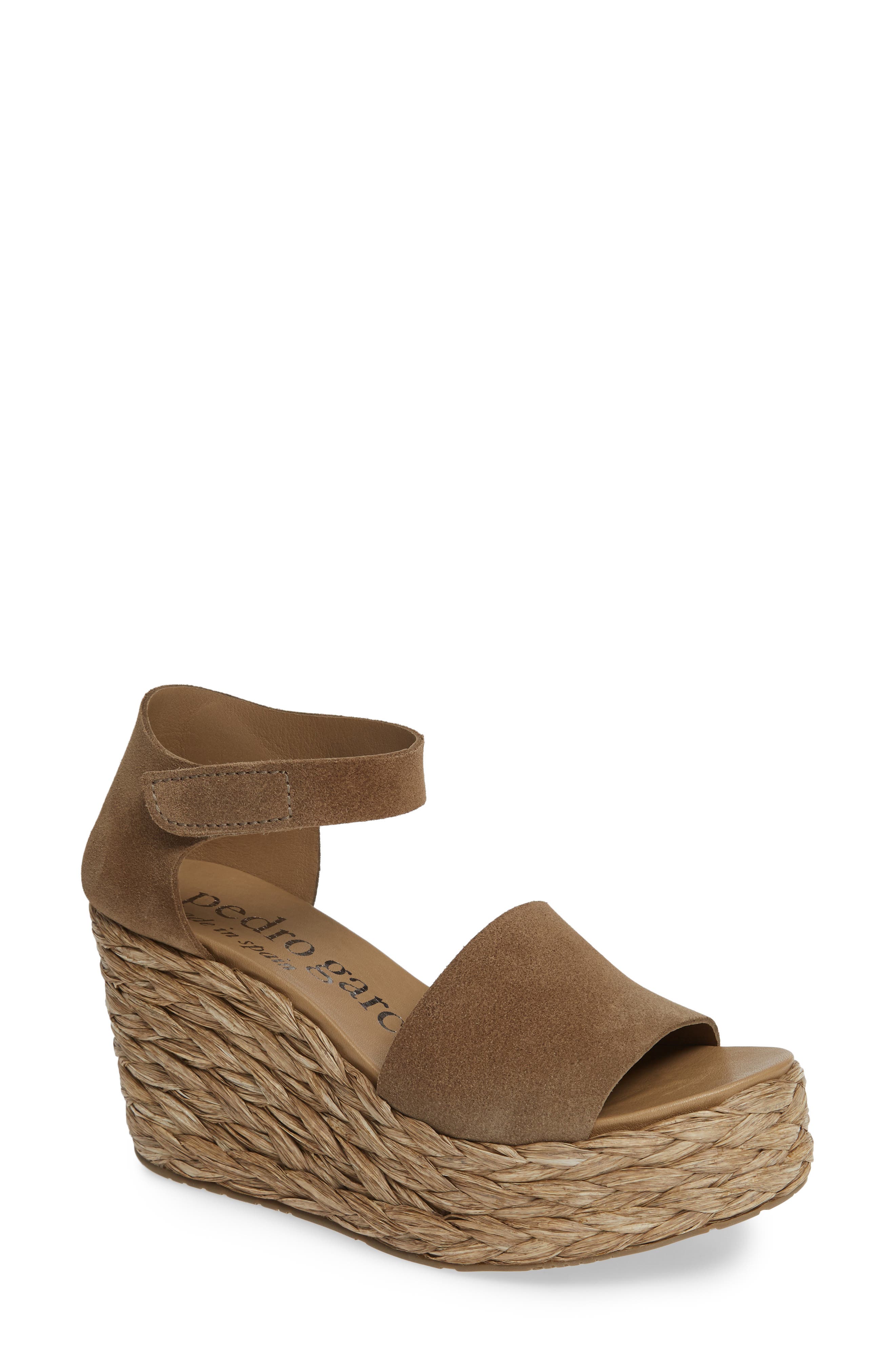 Pedro Garcia Dory Raffia Wedge Sandal (Women) Nordstrom