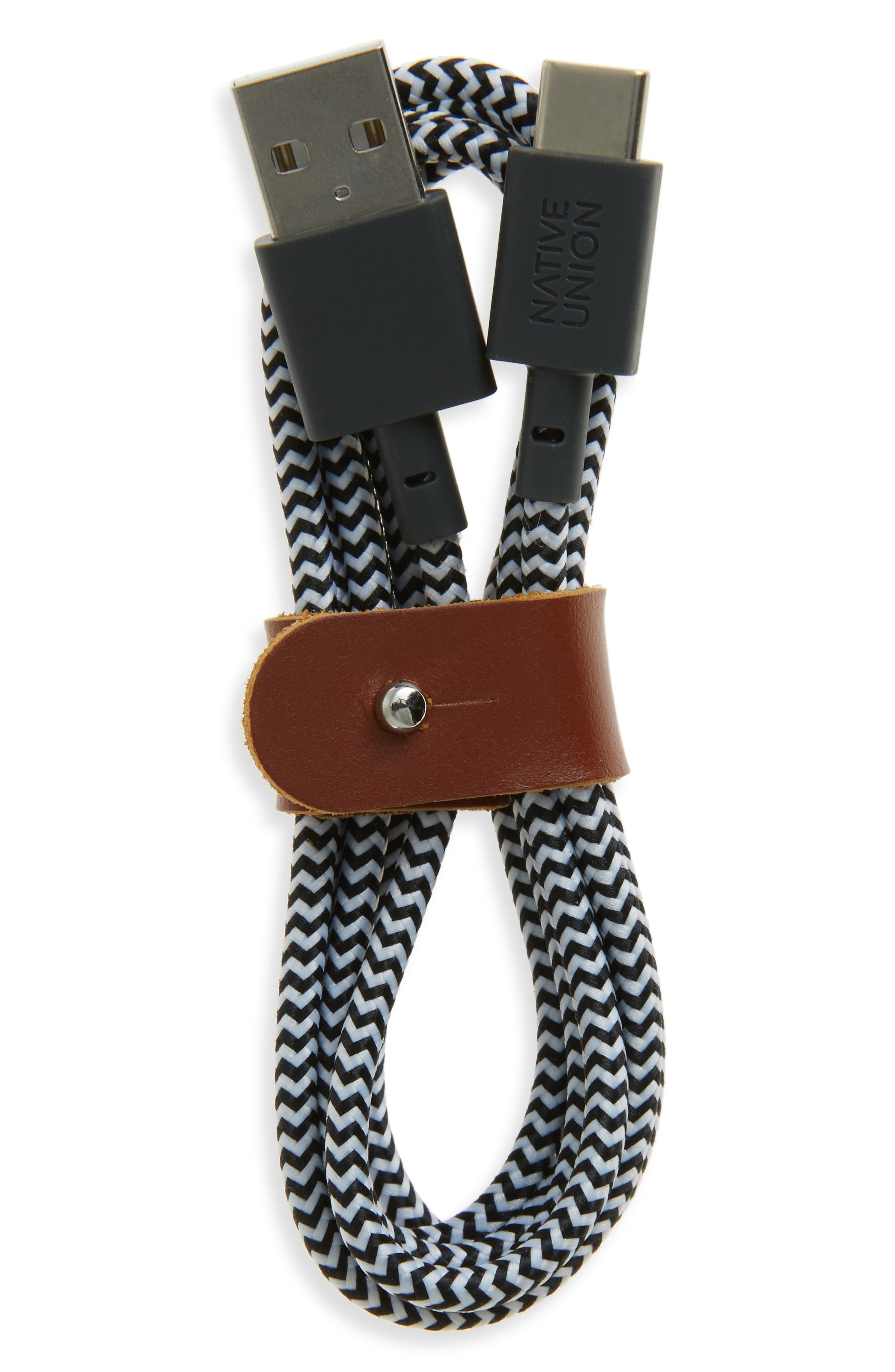 Native Union Zebra USBA to USBC Charging Cable Nordstrom