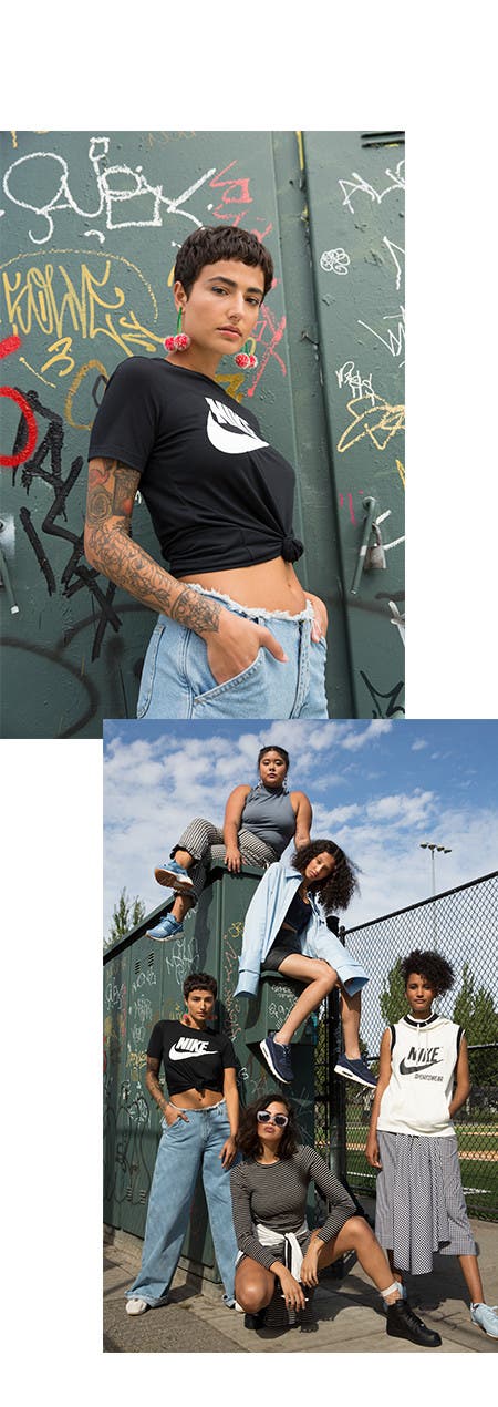 Nordstrom x Nike: pick-up game editorial.