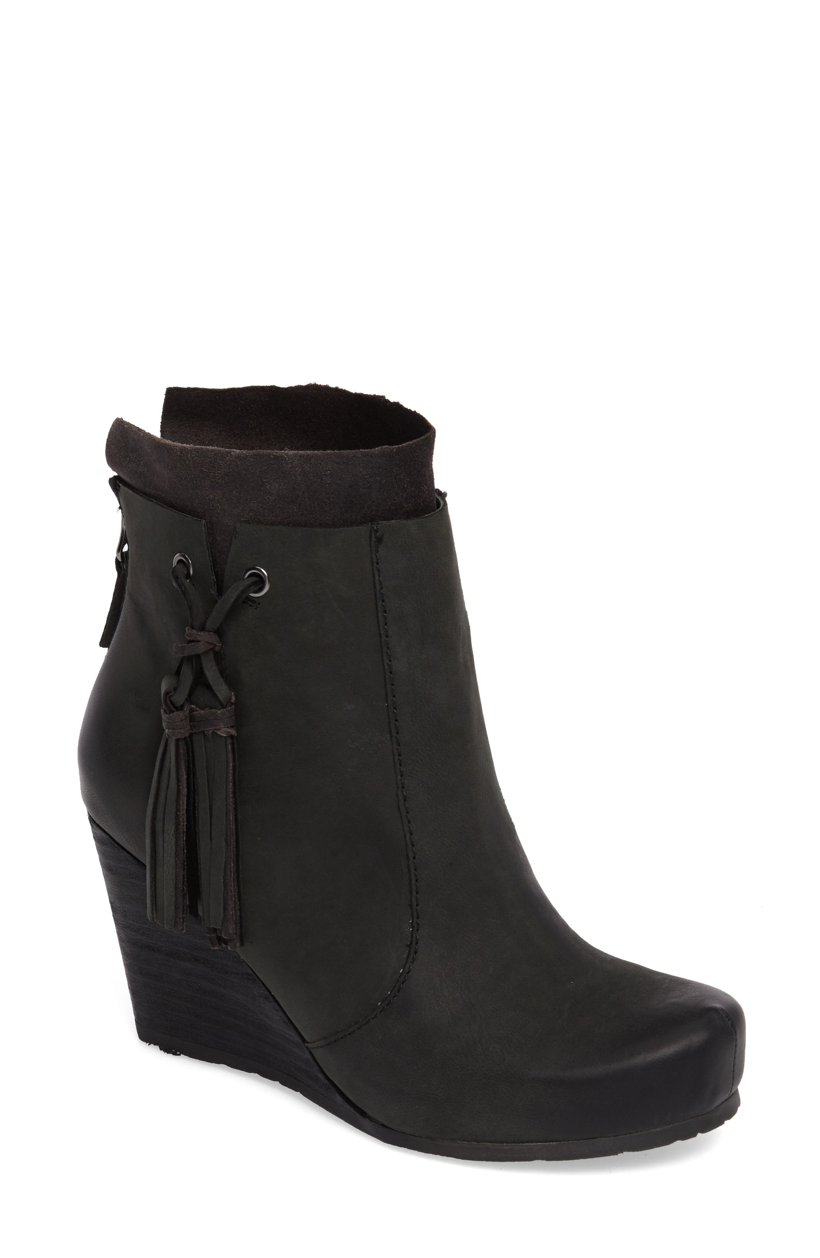 Otbt Vagary Wedge Bootie, Black