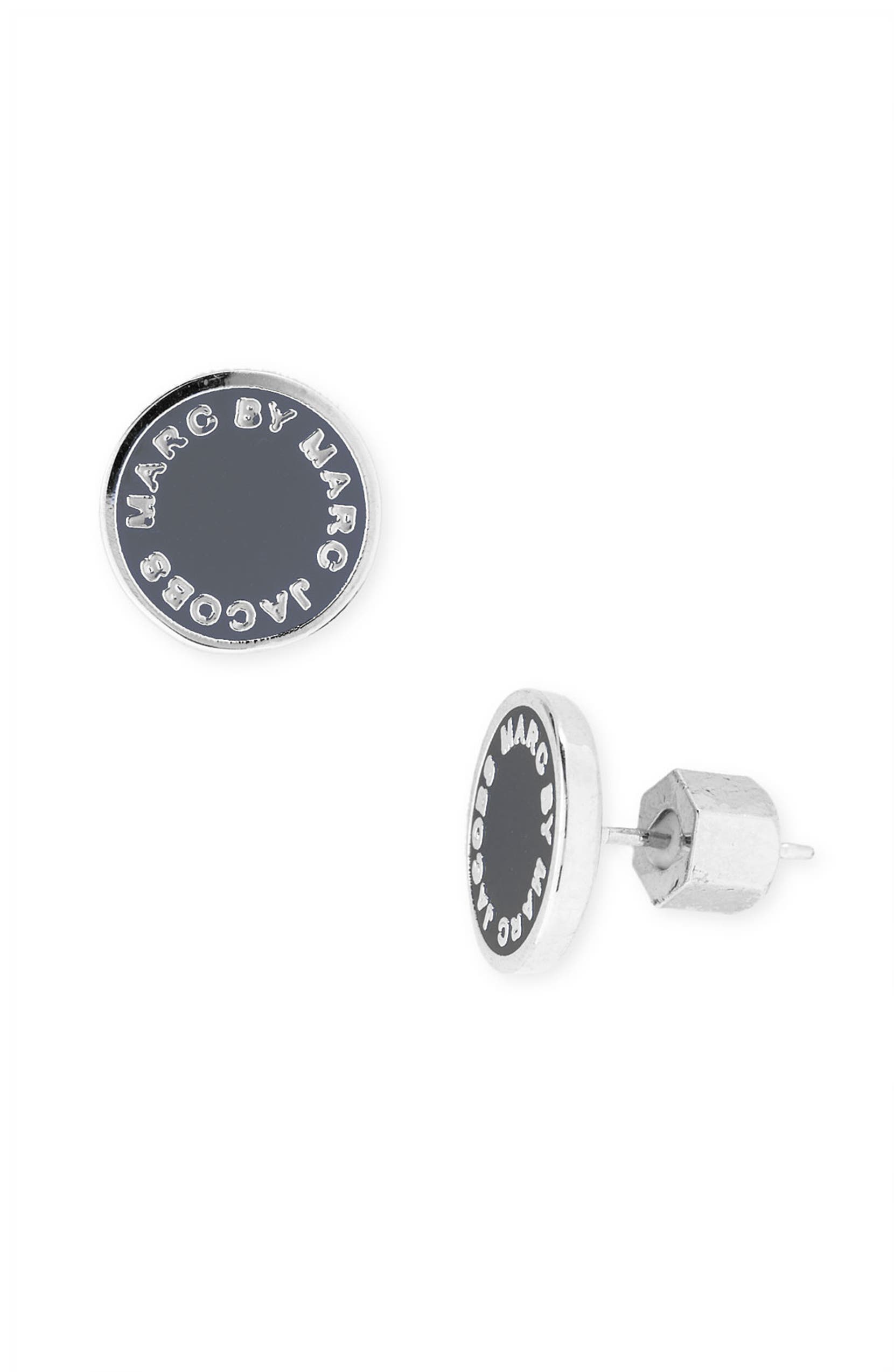 Marc Jacobs Enamel Logo Disc Earrings Nordstrom