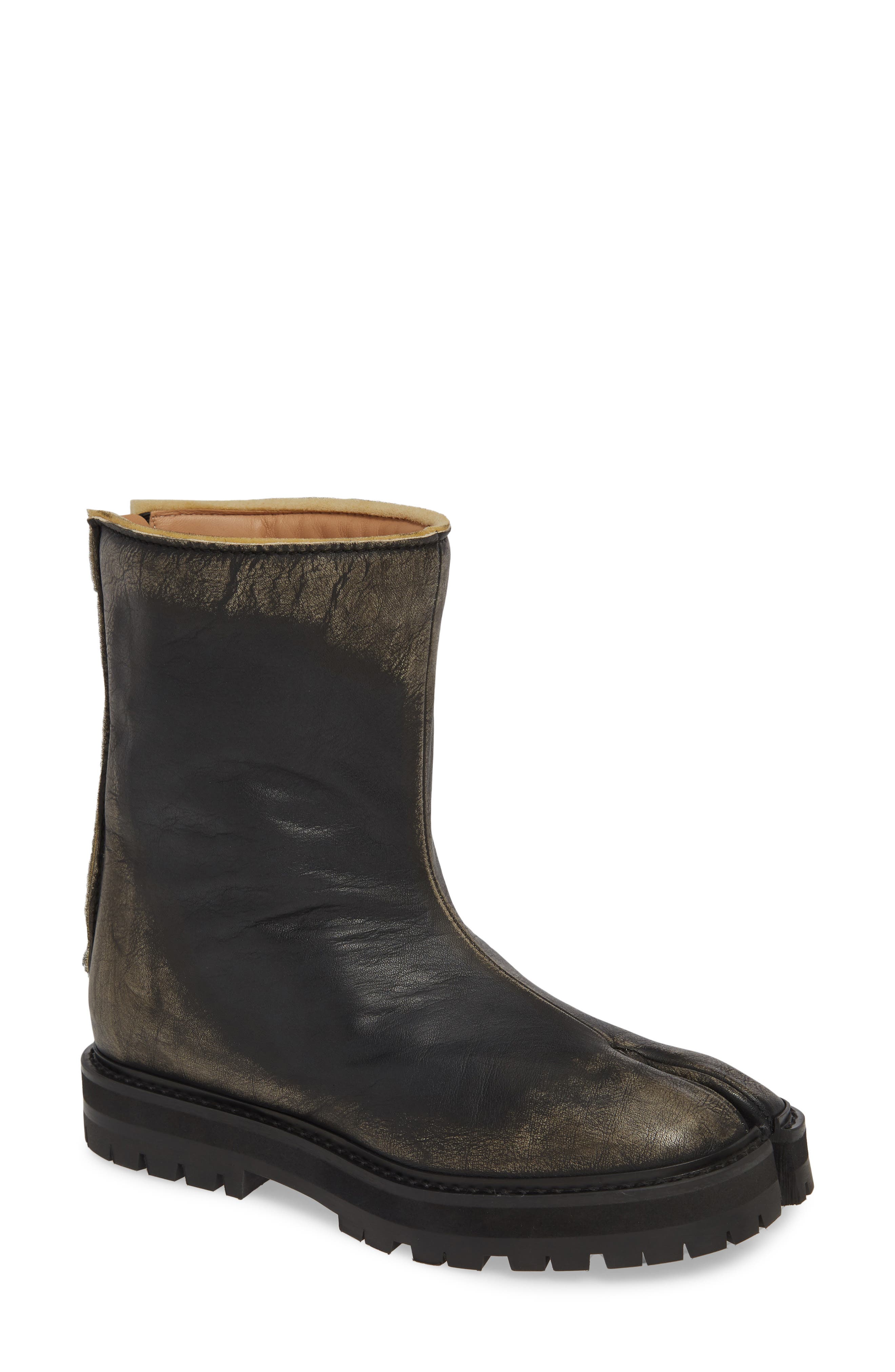 Maison Margiela Tabi Moto Boot, Black