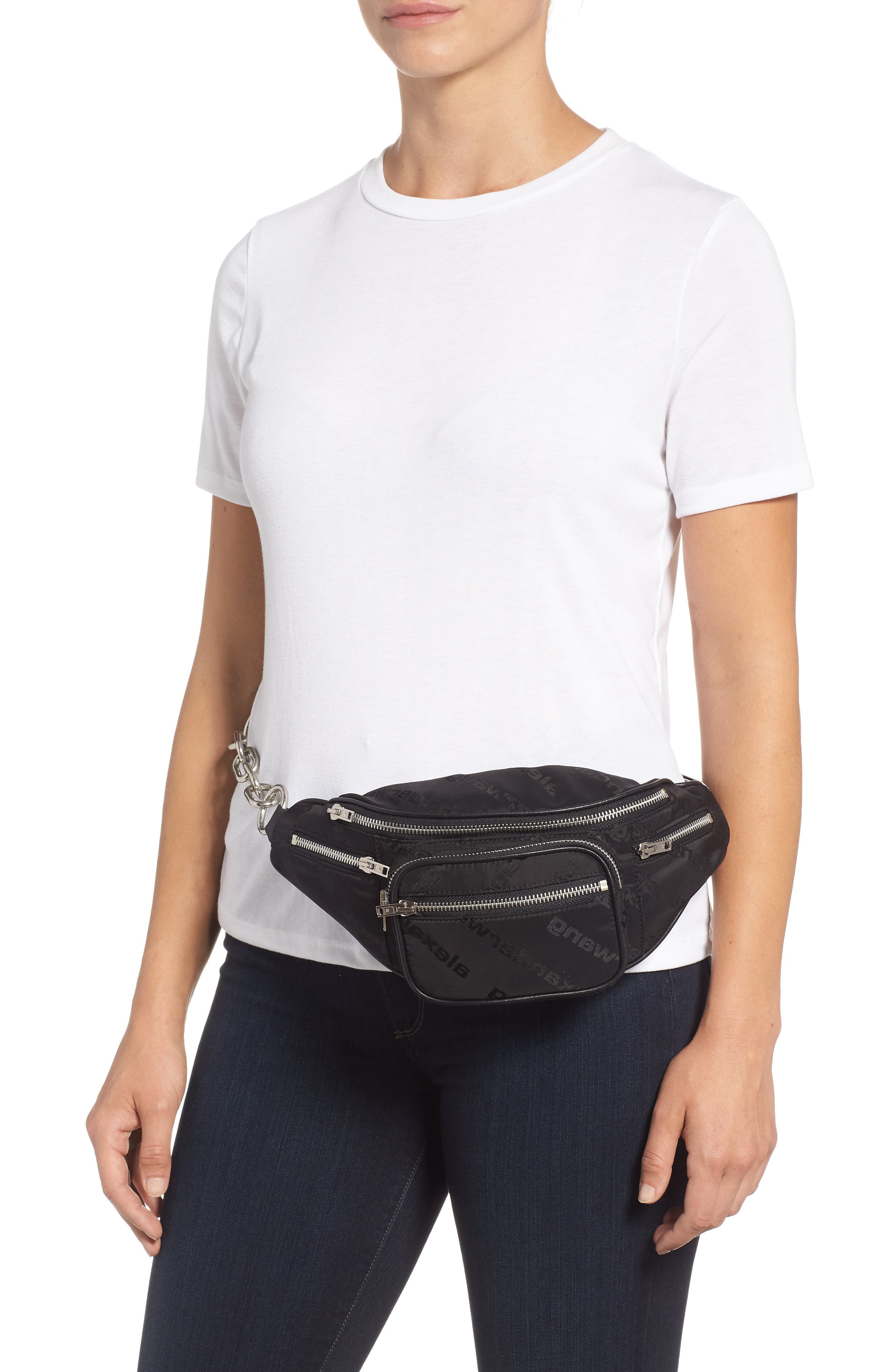attica logo nylon fanny pack