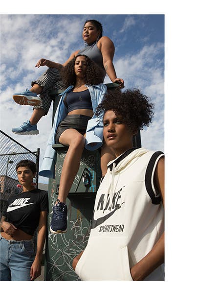 Nordstrom x Nike: pick-up game editorial.