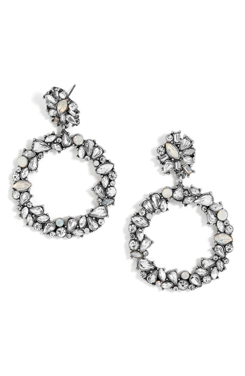 BaubleBar Andorra Crystal Hoop Earrings | Nordstrom