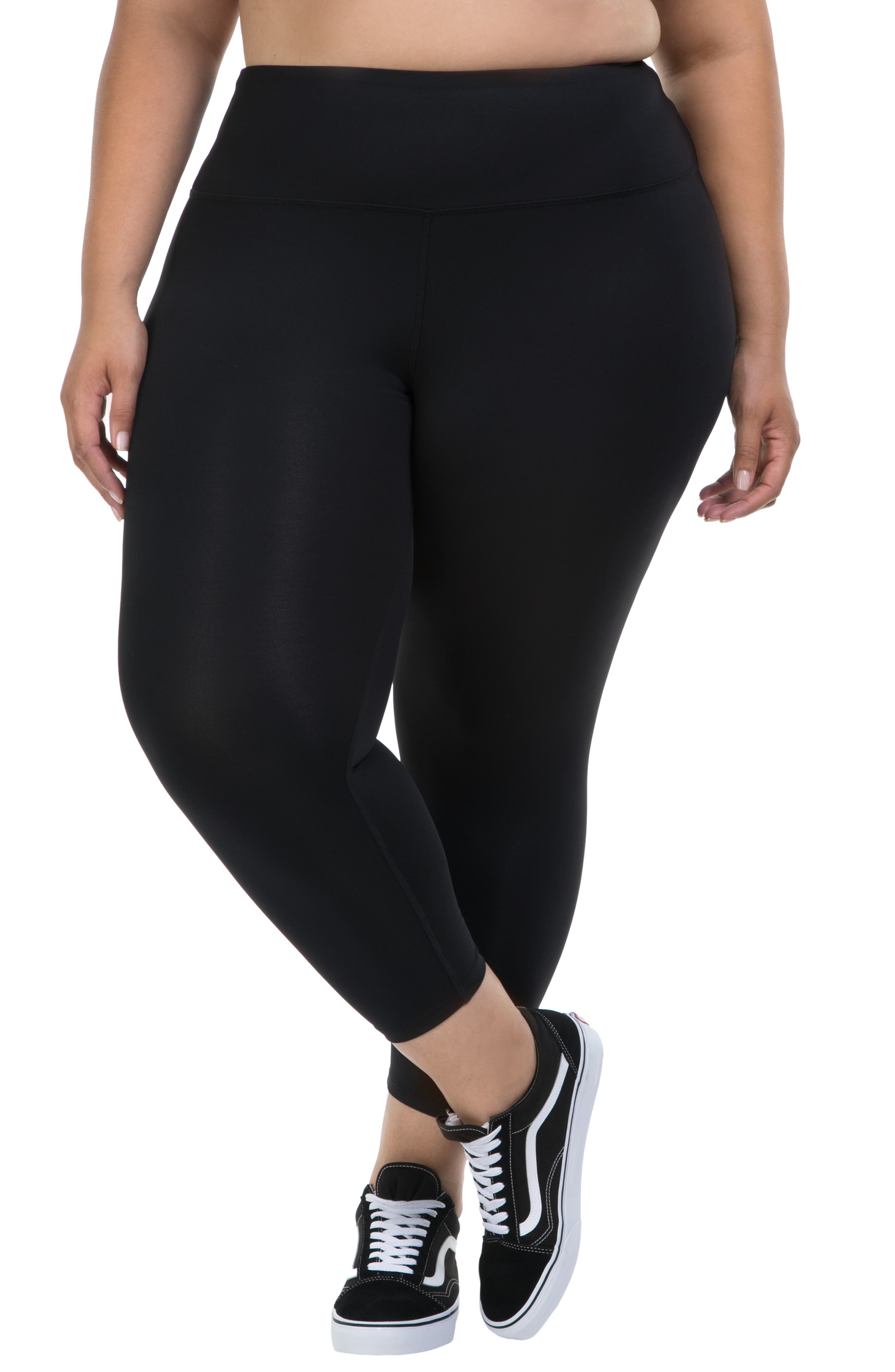 Plus Size Lola Getts Lola High Waist Skinny Capri Leggings, Blue