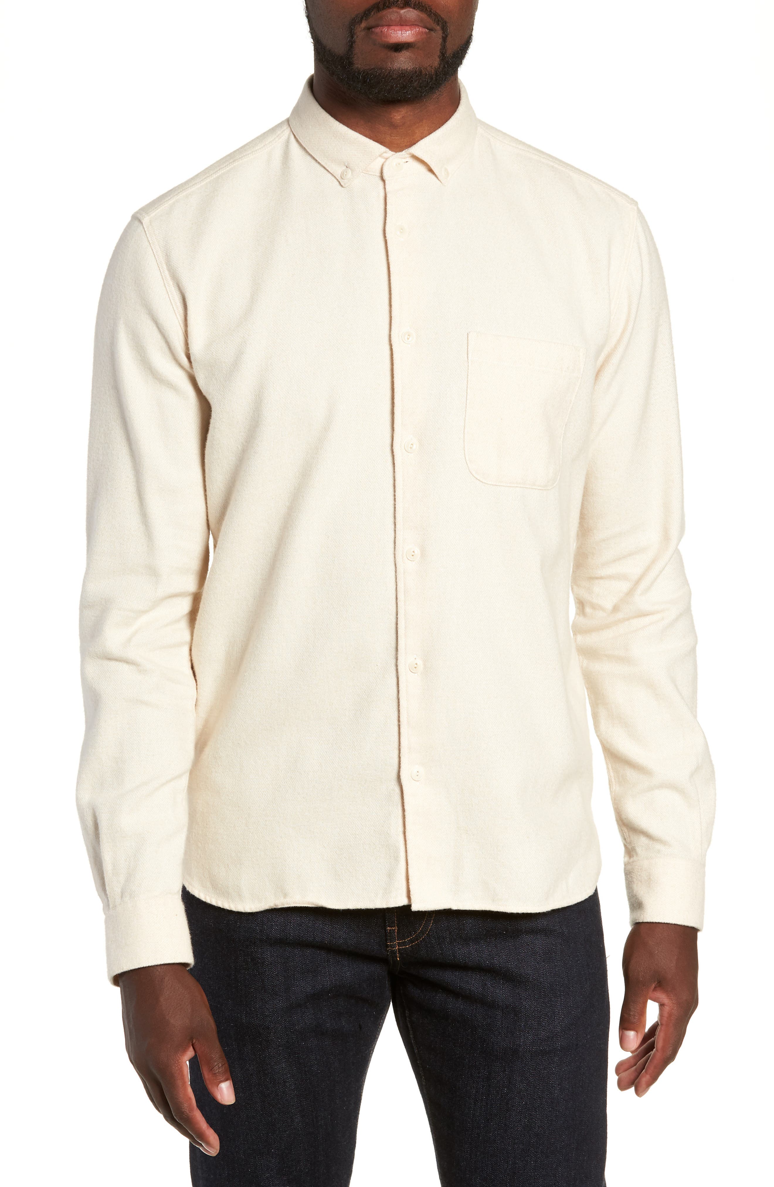 Ymc Marl Flannel Shirt