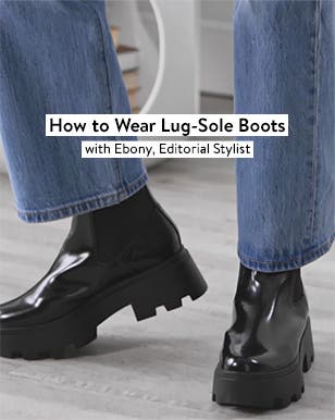 How to Wear Lug-Sole Boots with Ebony, Editorial Stylist
