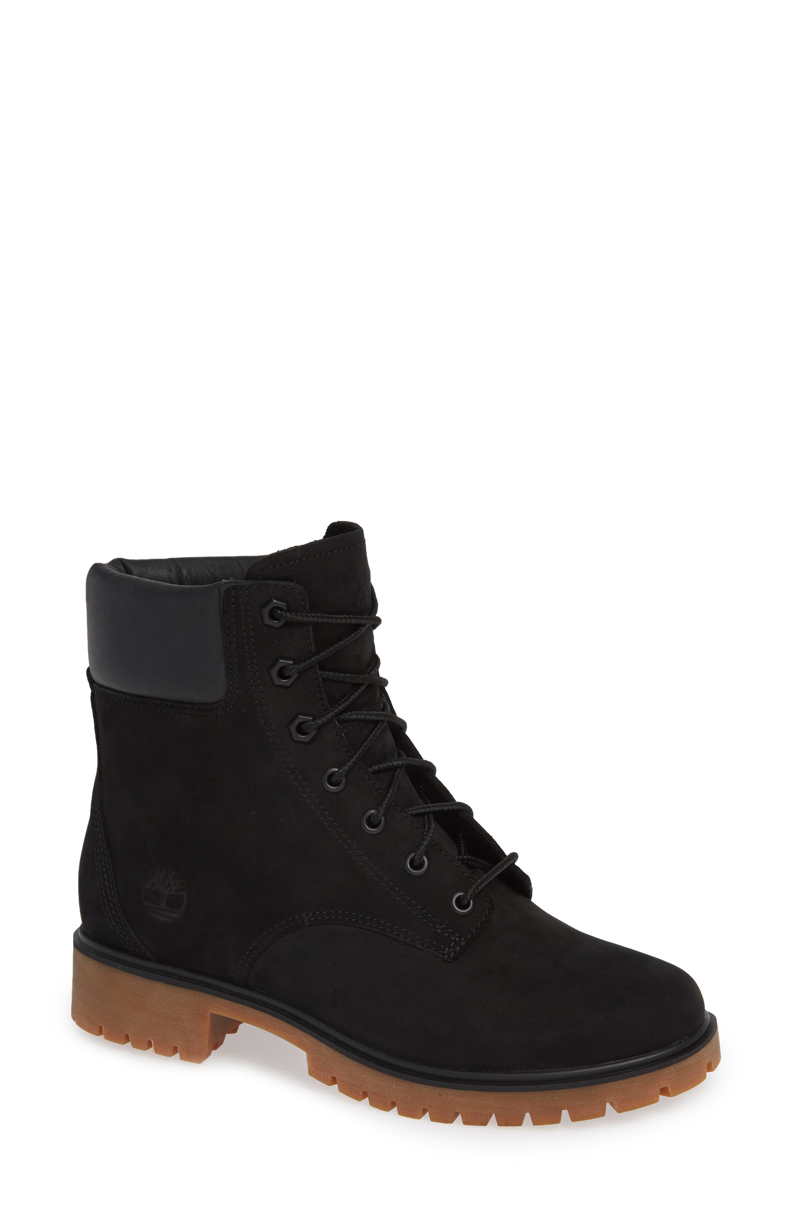 Timberland Jayne Waterproof Hiking Bootie- Black