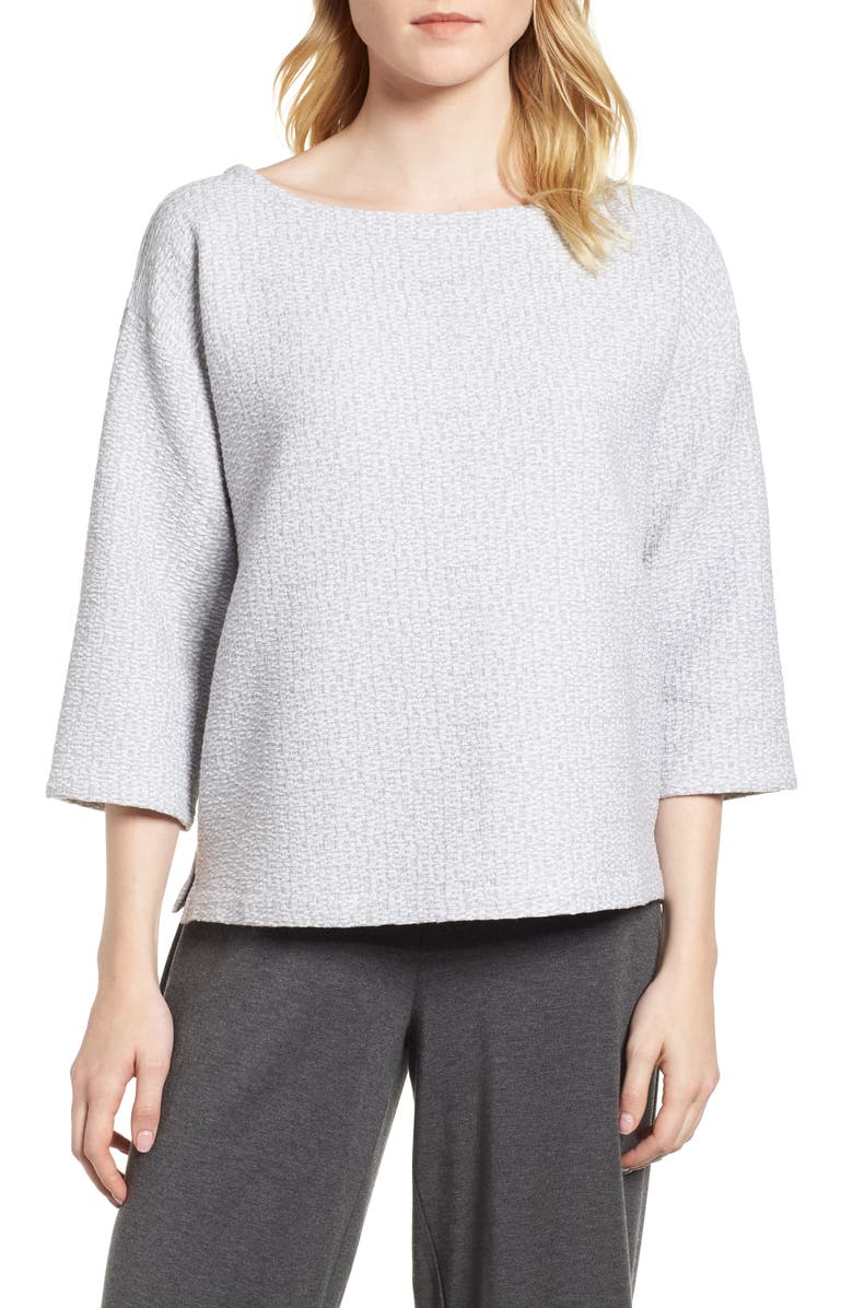 Eileen Fisher Bateau Neck Box Top | Nordstrom