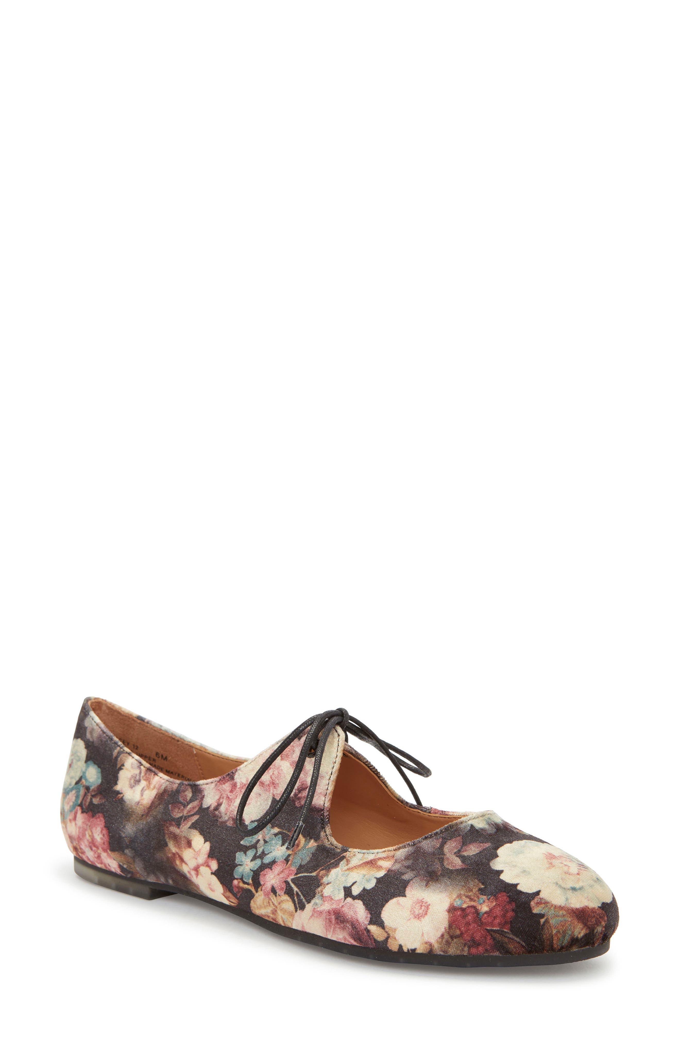 Me Too Cacey Mary Jane Flat- Black