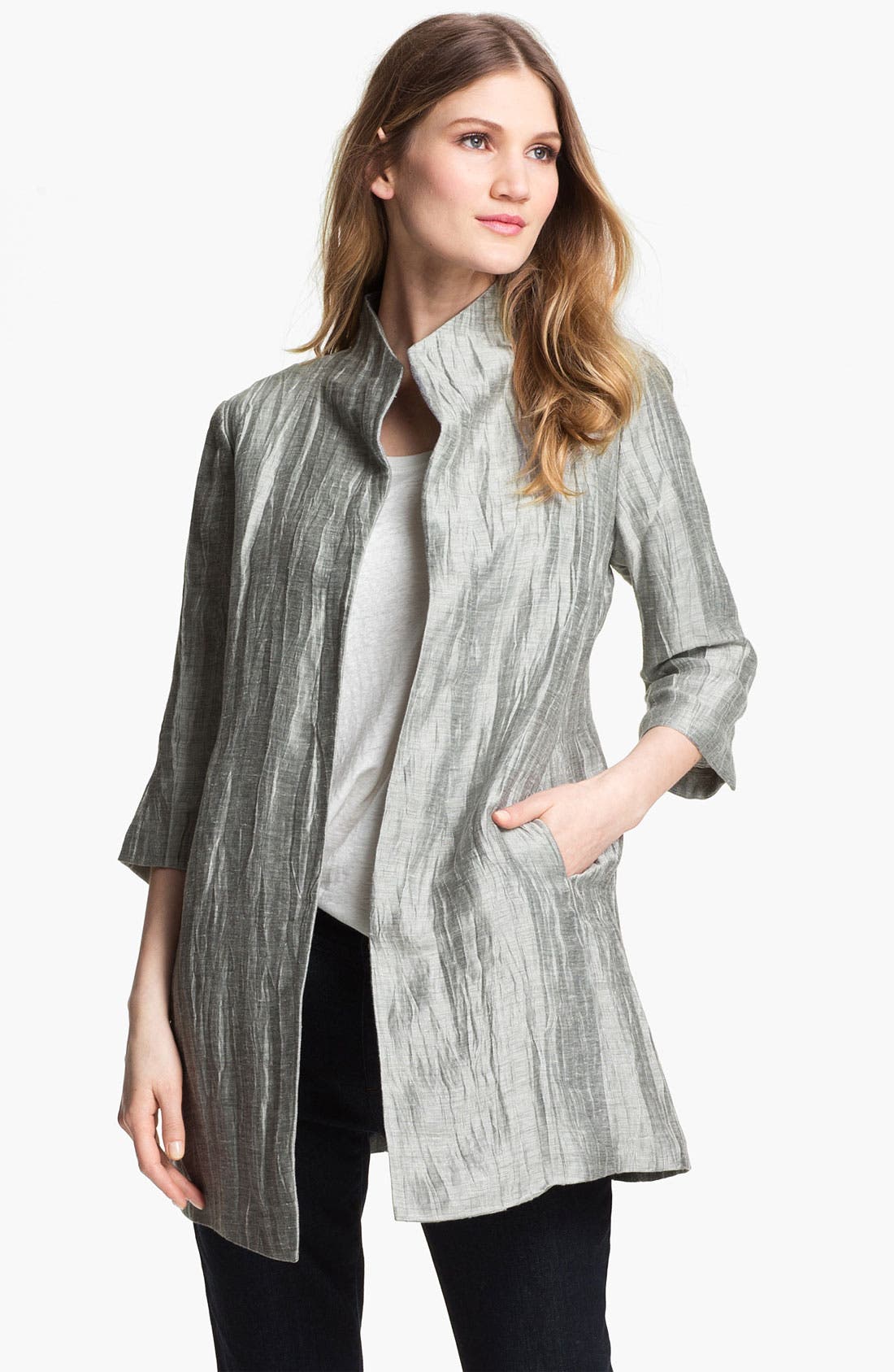 Eileen Fisher Crinkled Linen Jacket Nordstrom