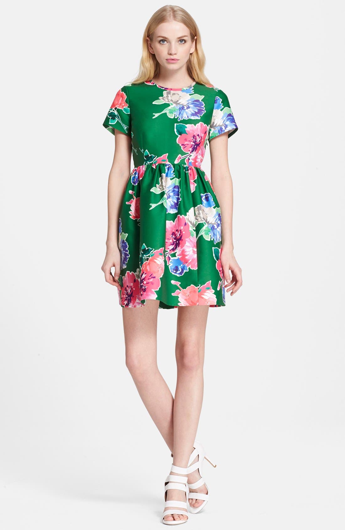 kate spade new york 'stelli' floral print fit & flare dress Nordstrom