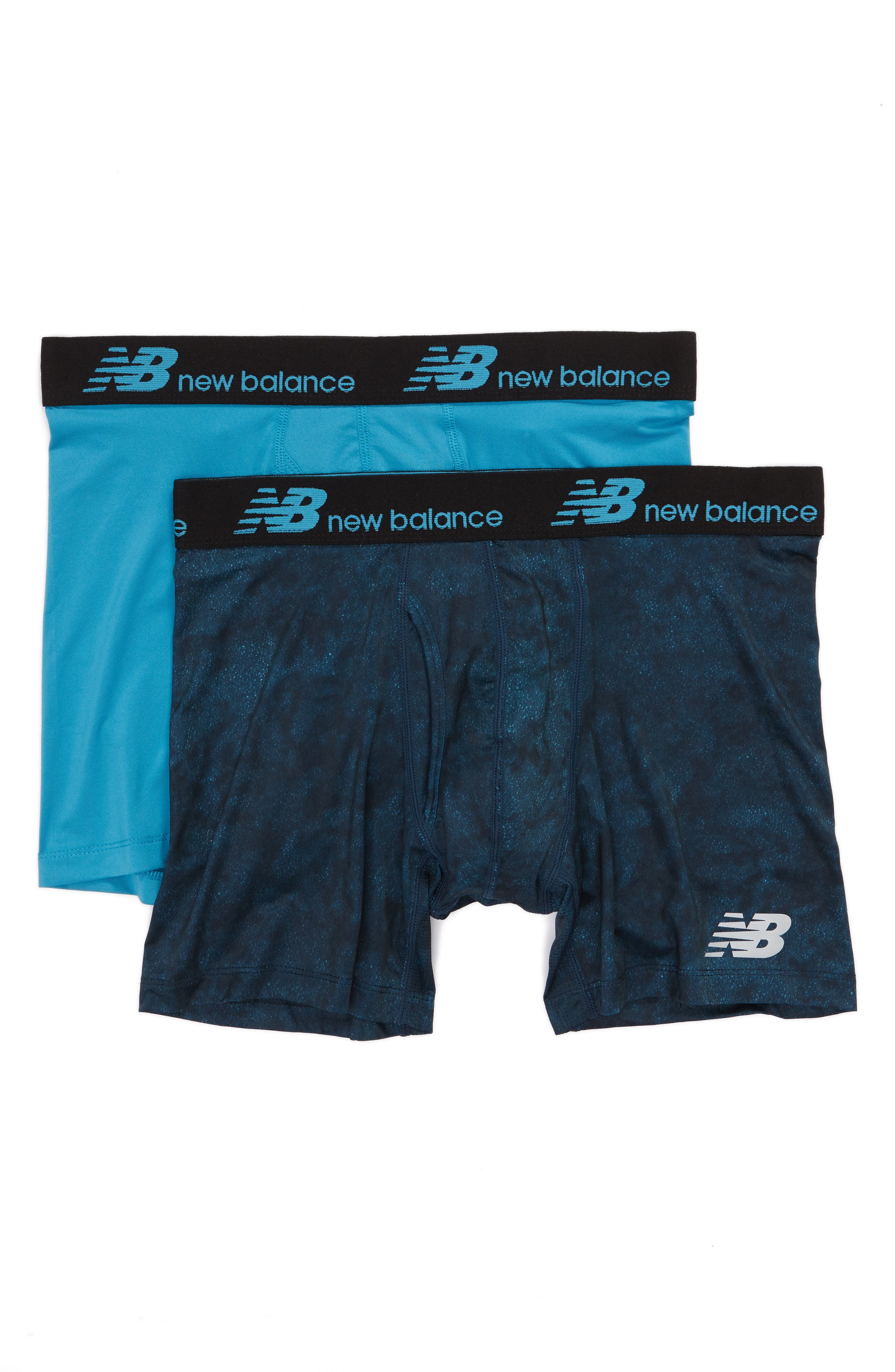 New Balance 2-Pack Boxer Briefs, Blue