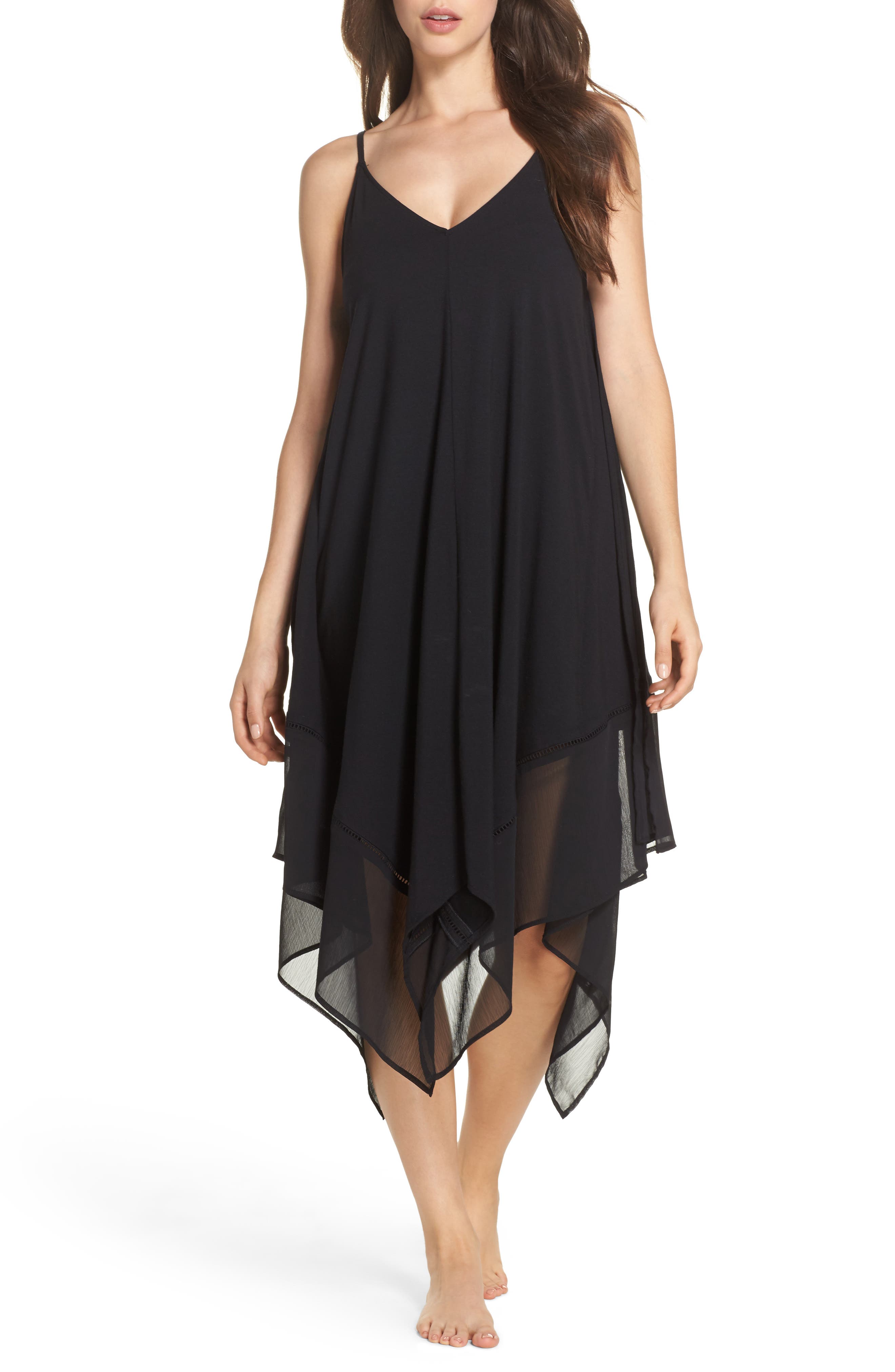Tommy Bahama Cover-Up Scarf Dress, Black