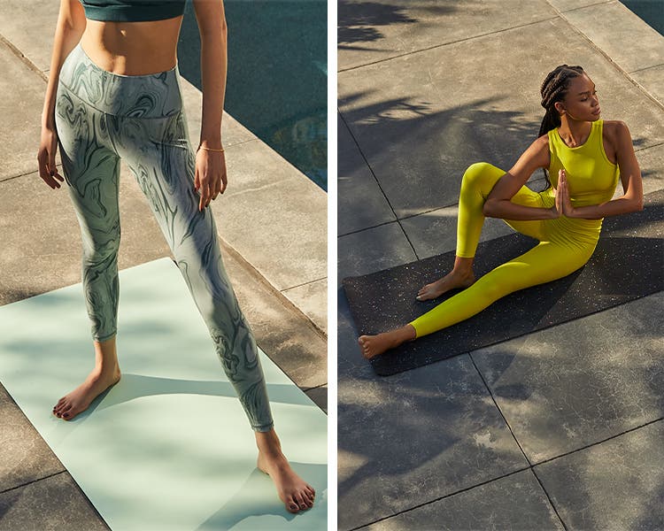 Performance Cotton Fold Over Yoga Pants