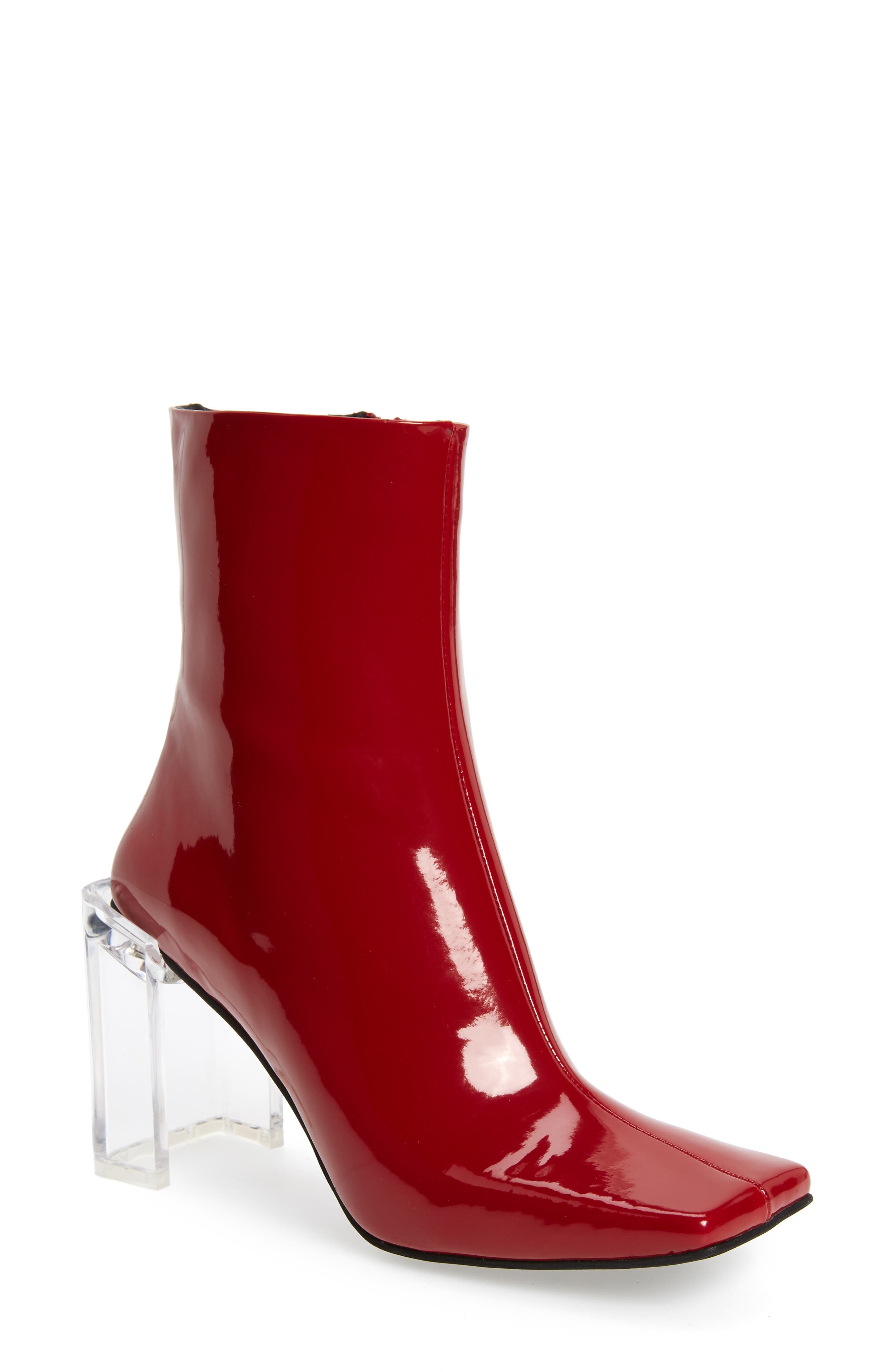 Jeffrey Campbell Kayak 2 Bootie- Red