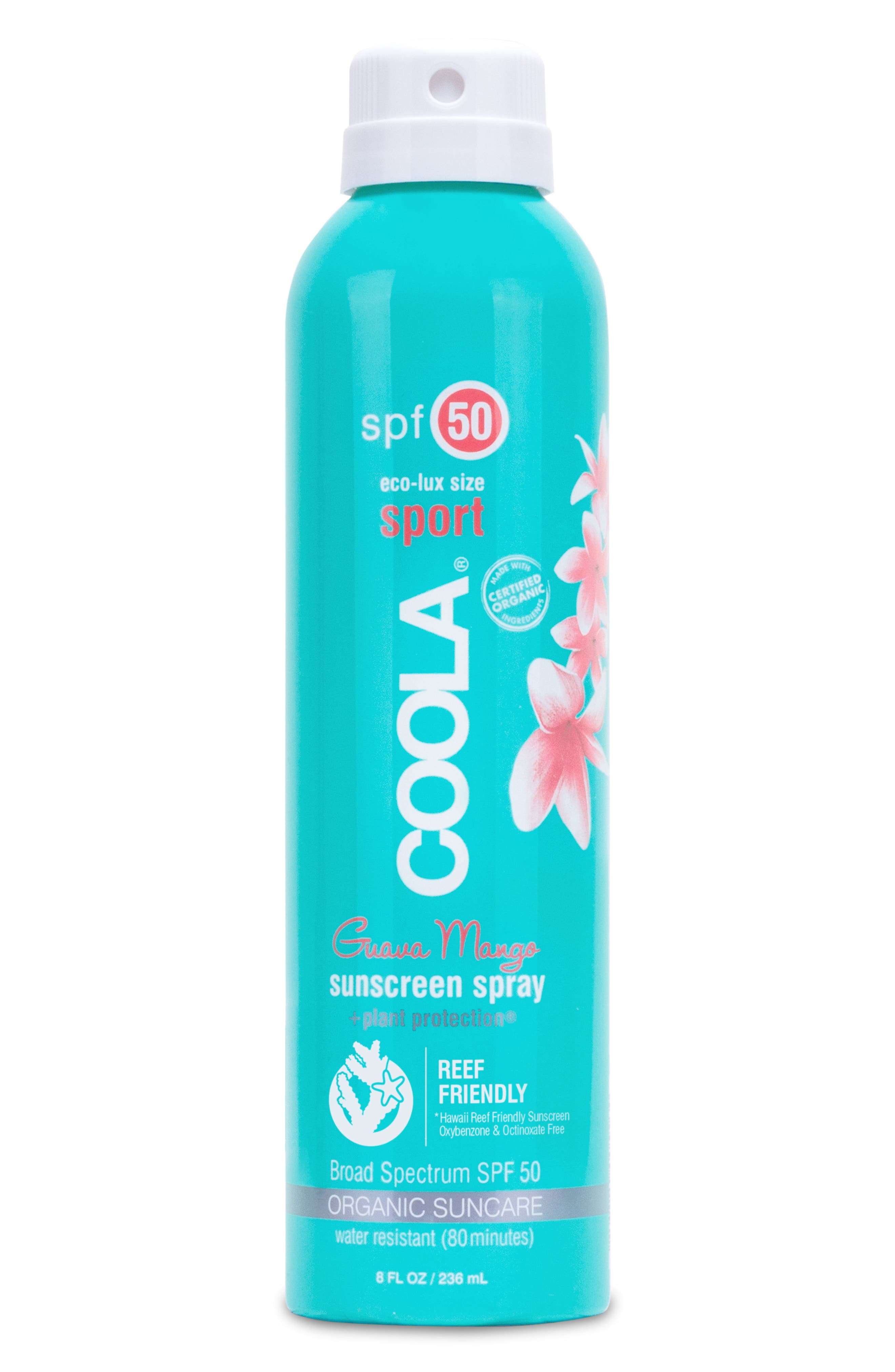 UPC 857770005571 product image for COOLA Suncare 'Guava Mango' Eco-Lux Sport Sunscreen Spray SPF 50, 3.4 oz | upcitemdb.com