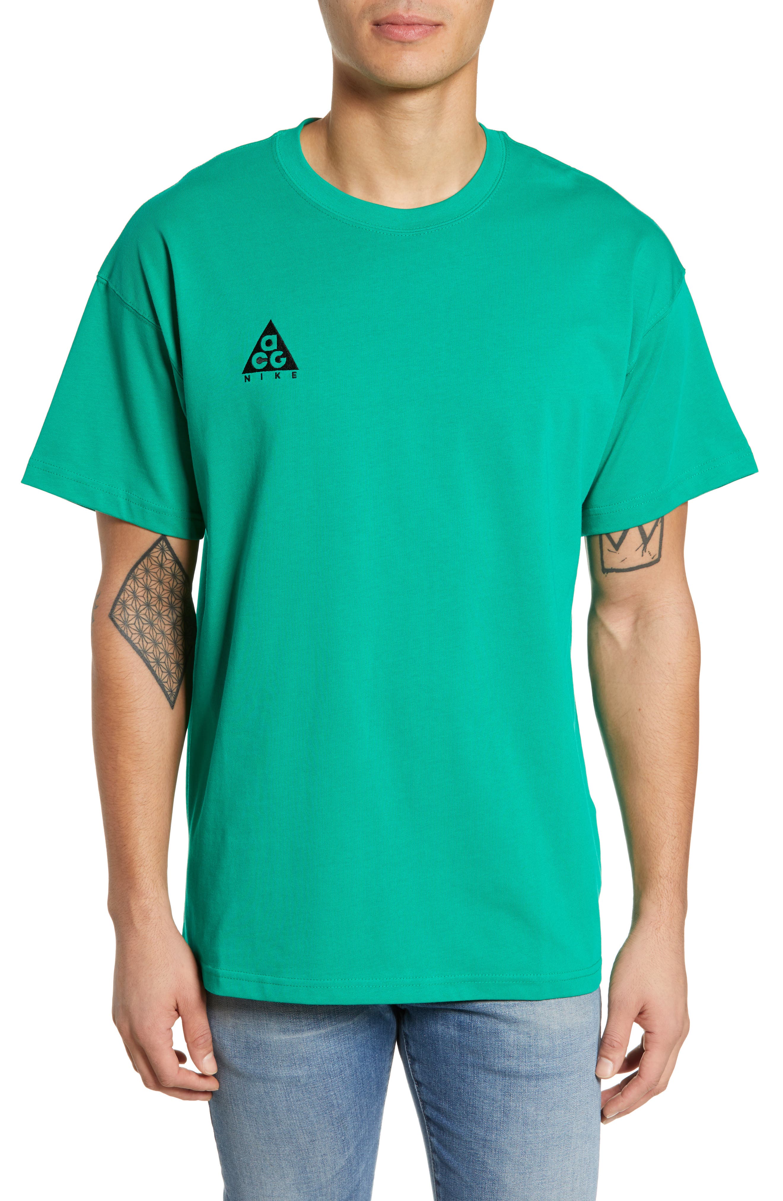 Nike Nrg All Conditions Gear Logo T-Shirt, Green