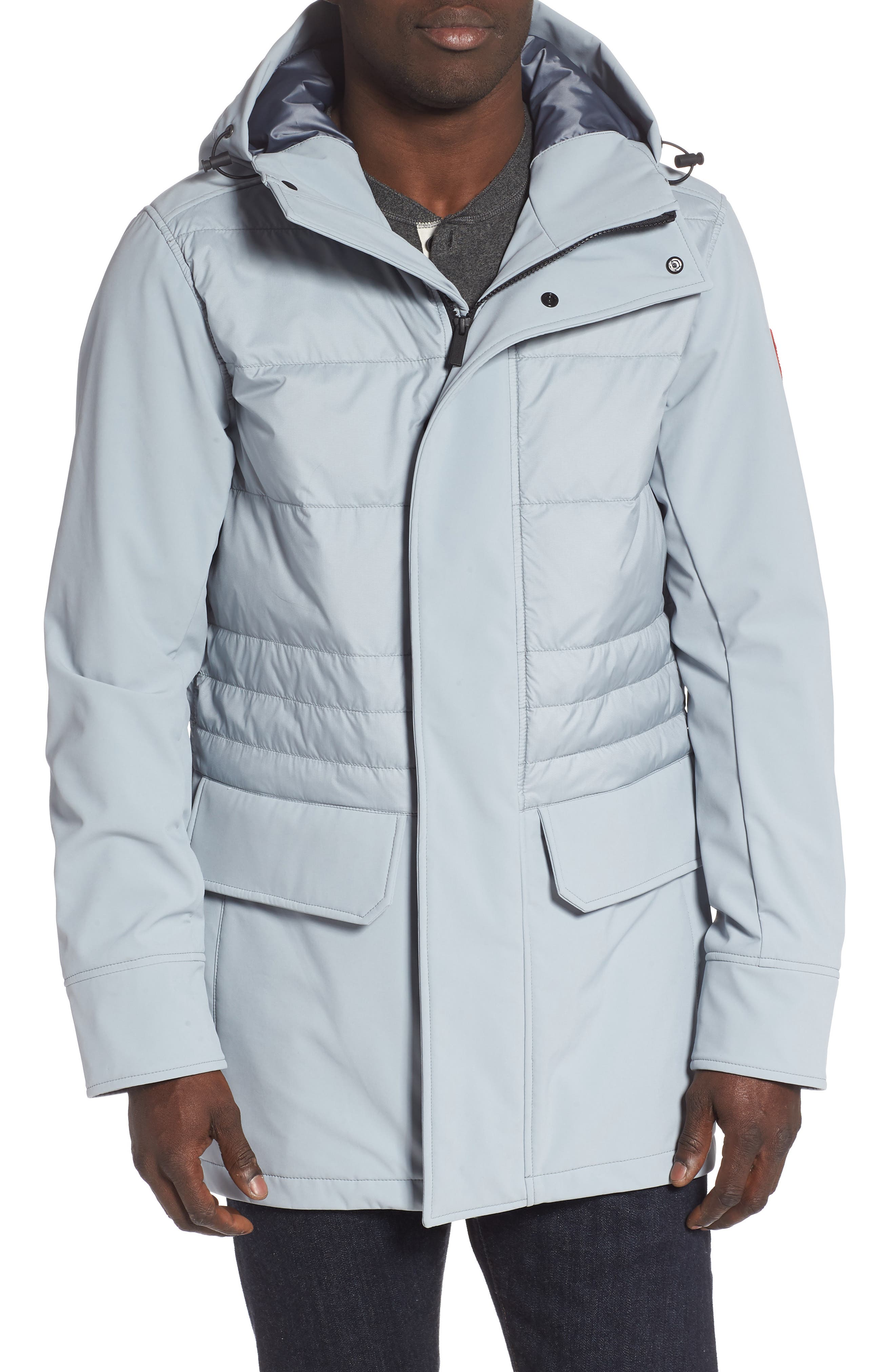 Canada Goose Breton 675-Fill Power Down Coat, Grey